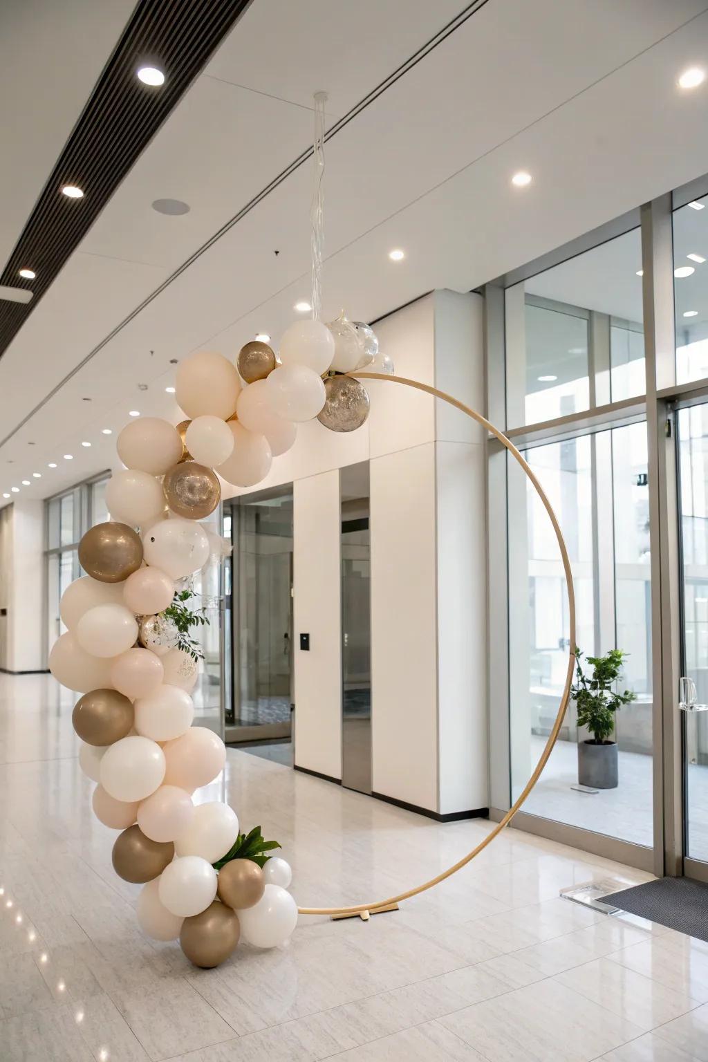 Simple design offers a sleek and elegant touch.