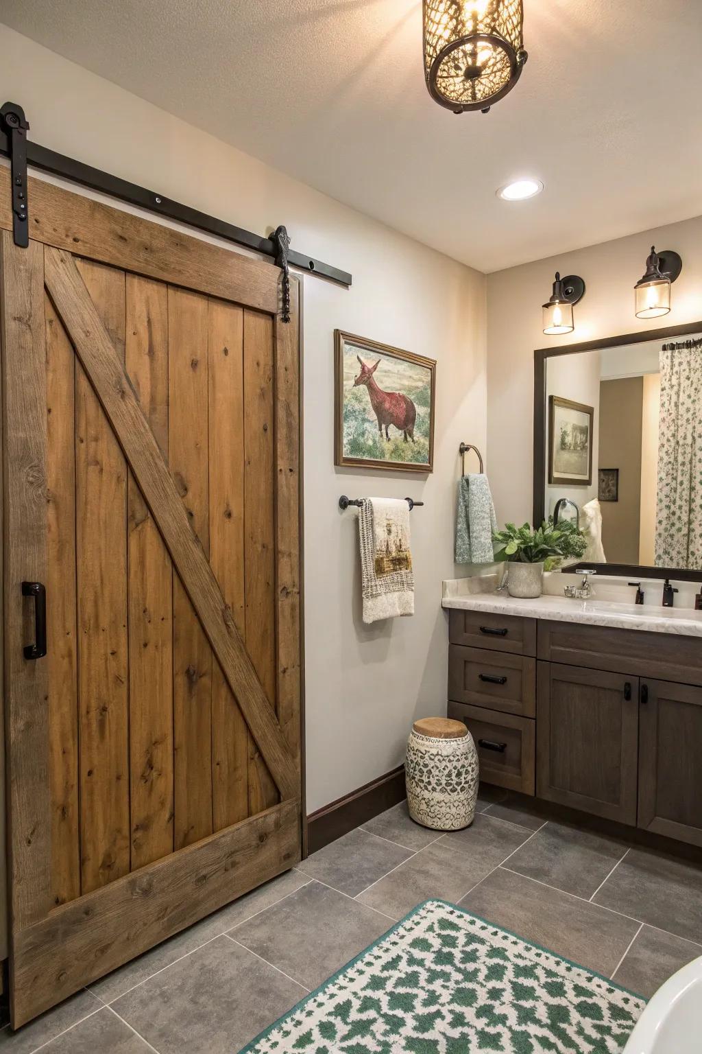 A blend of textures incorporates intrigue and elevates the design.