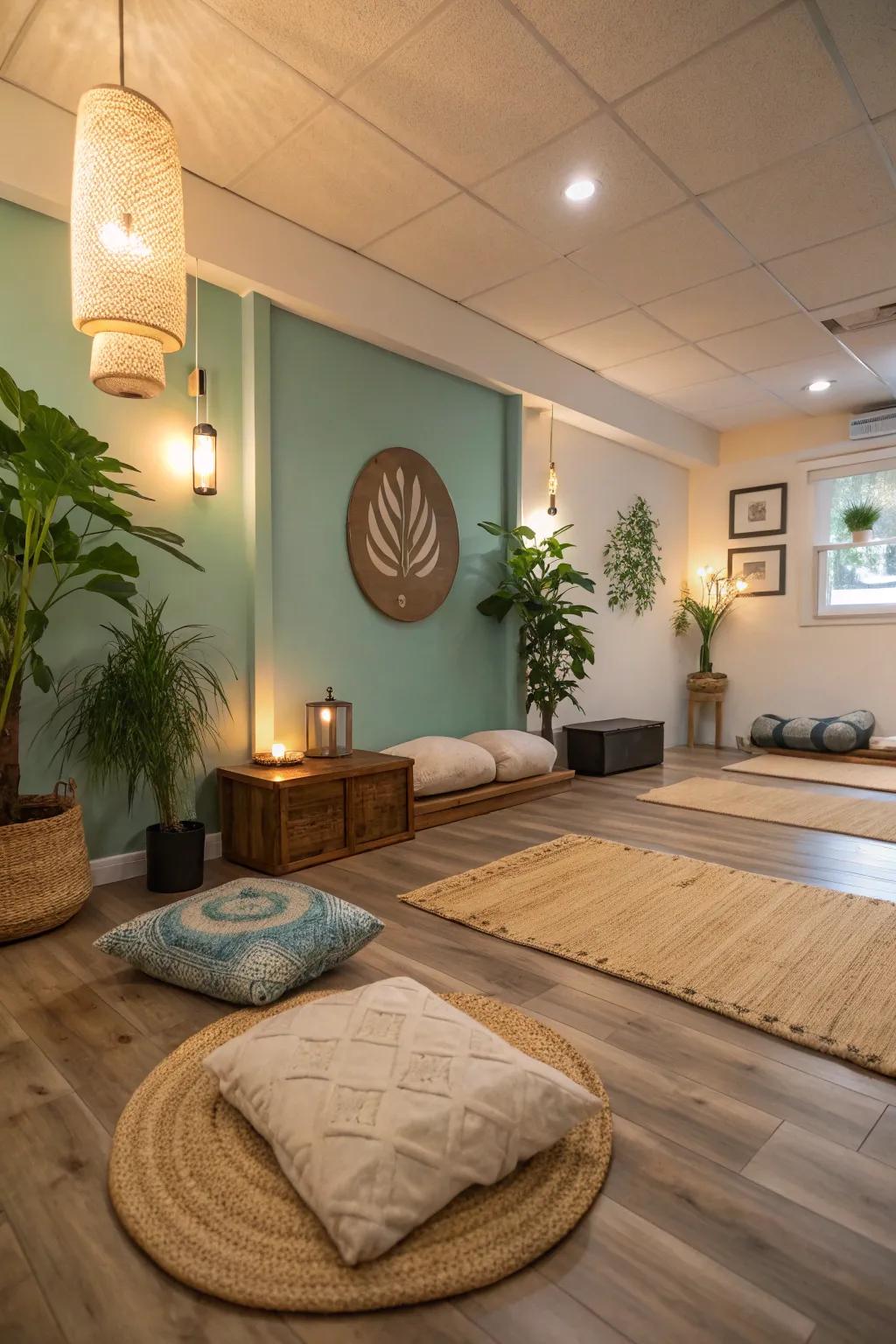 A serene haven for mindfulness and unwinding.
