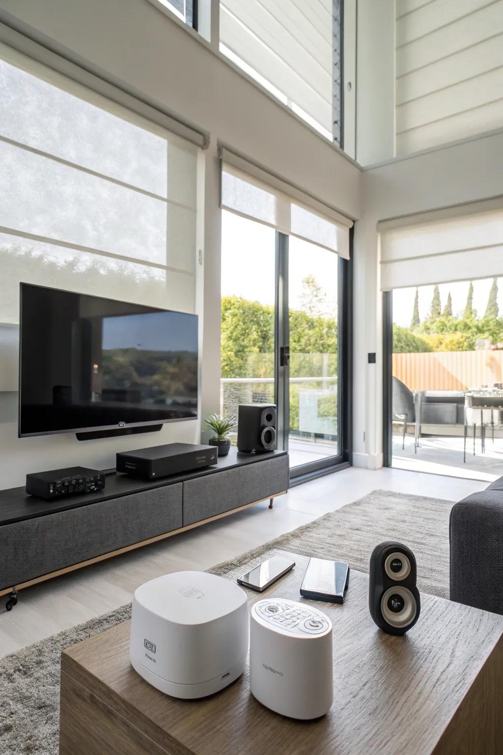 Smart coverings that offer convenience and modernity.