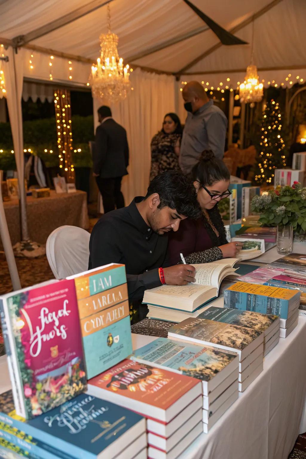 Inventive displays attract focus.