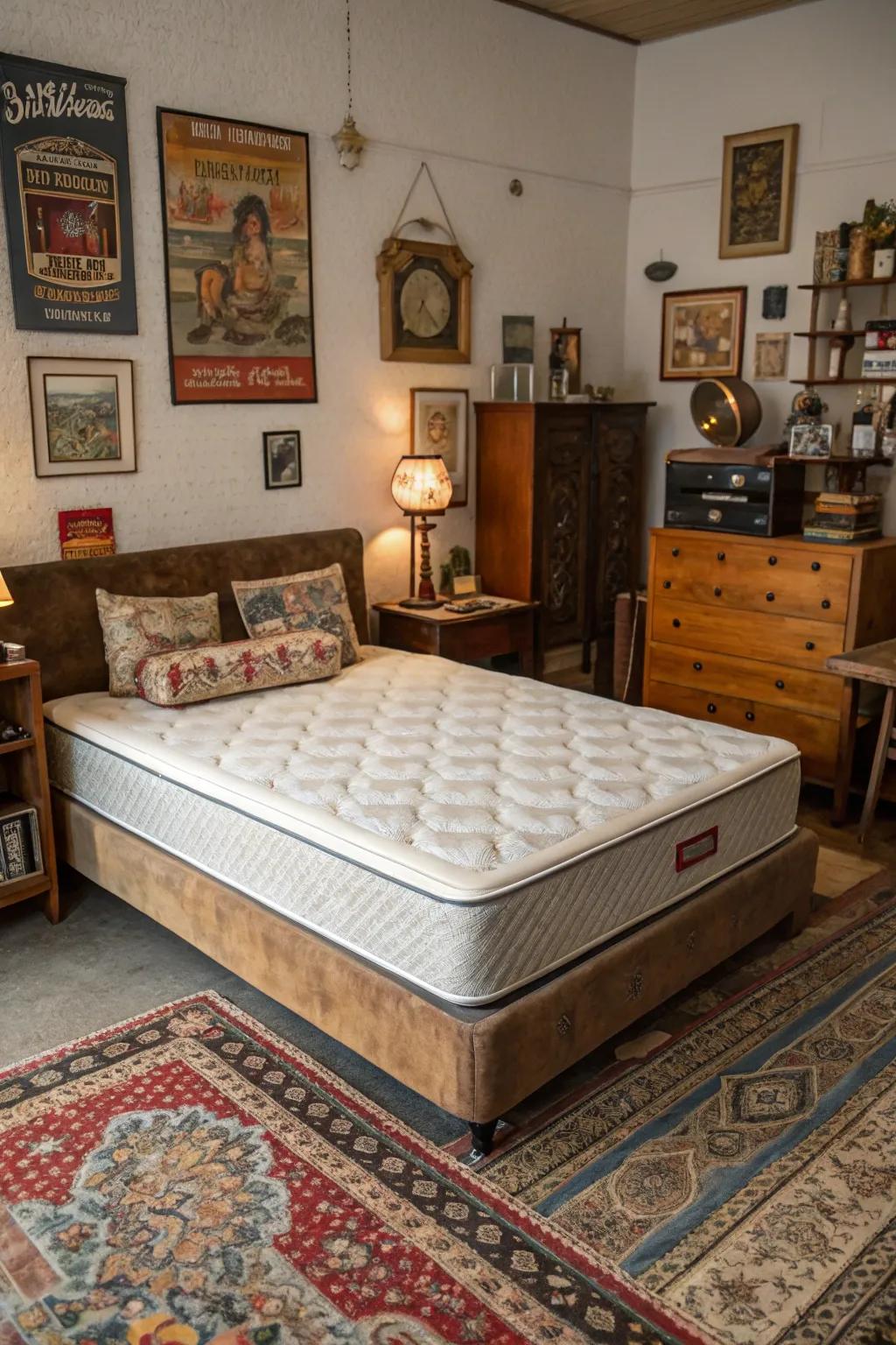 Vintage items add timeless charm to any space.