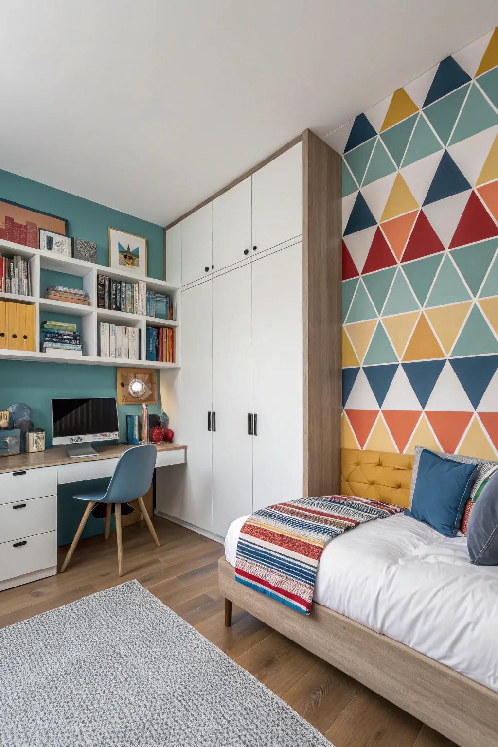Symmetric compositions add structure and visual interest.