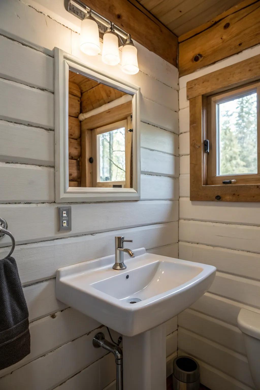 Wall-suspended fittings offer space-saving sophistication.