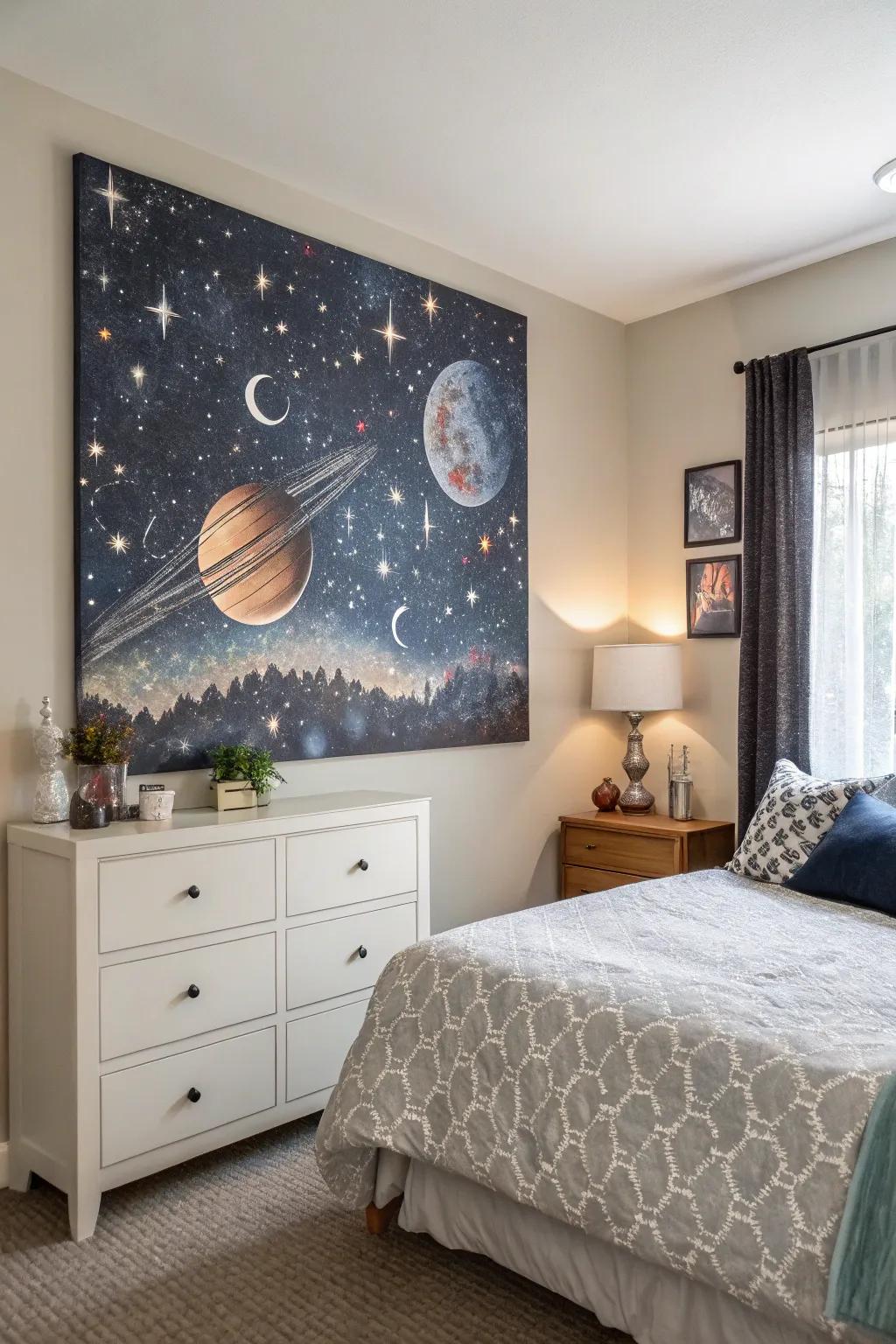 Infuse wonder through a piece with a mystical theme.