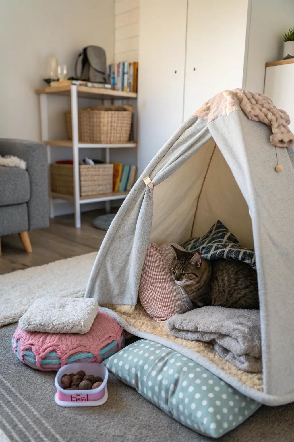 A snug hideaway for moments of calm.