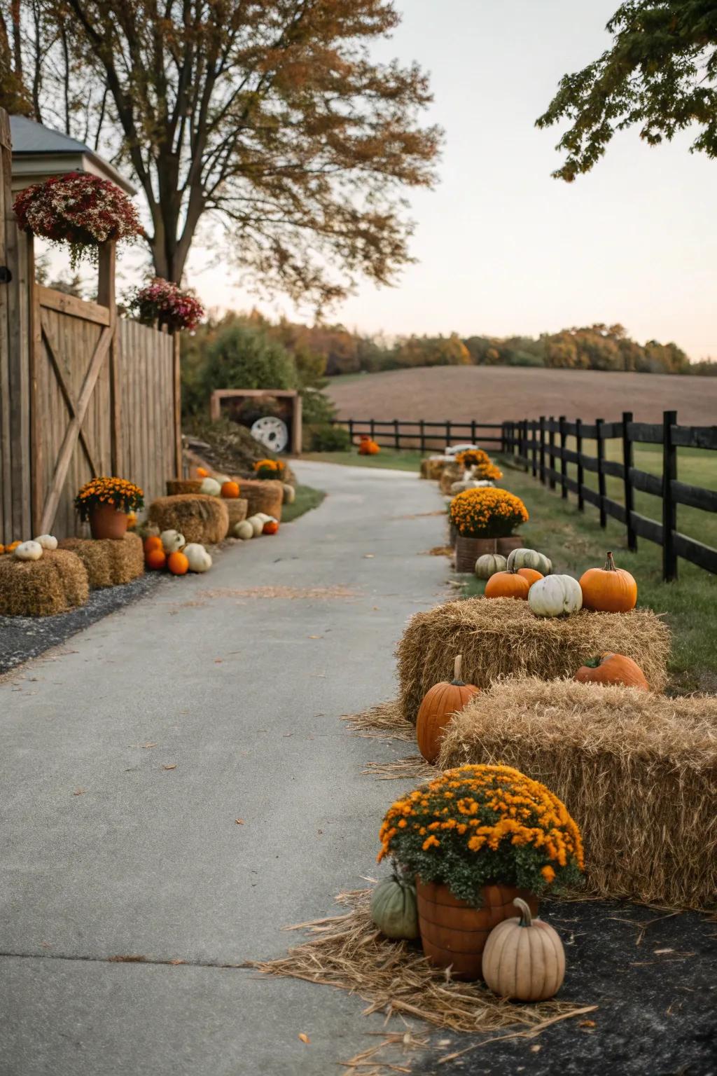 Seasonal decorations inject year-long vibrance to your entrance.