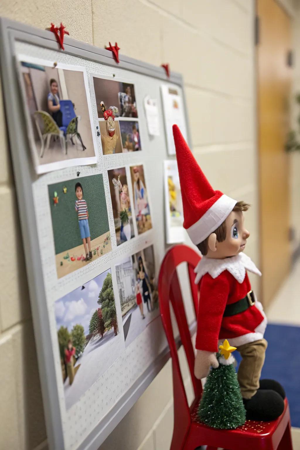 Bring fun to the forefront with Elf on the Shelf antics.