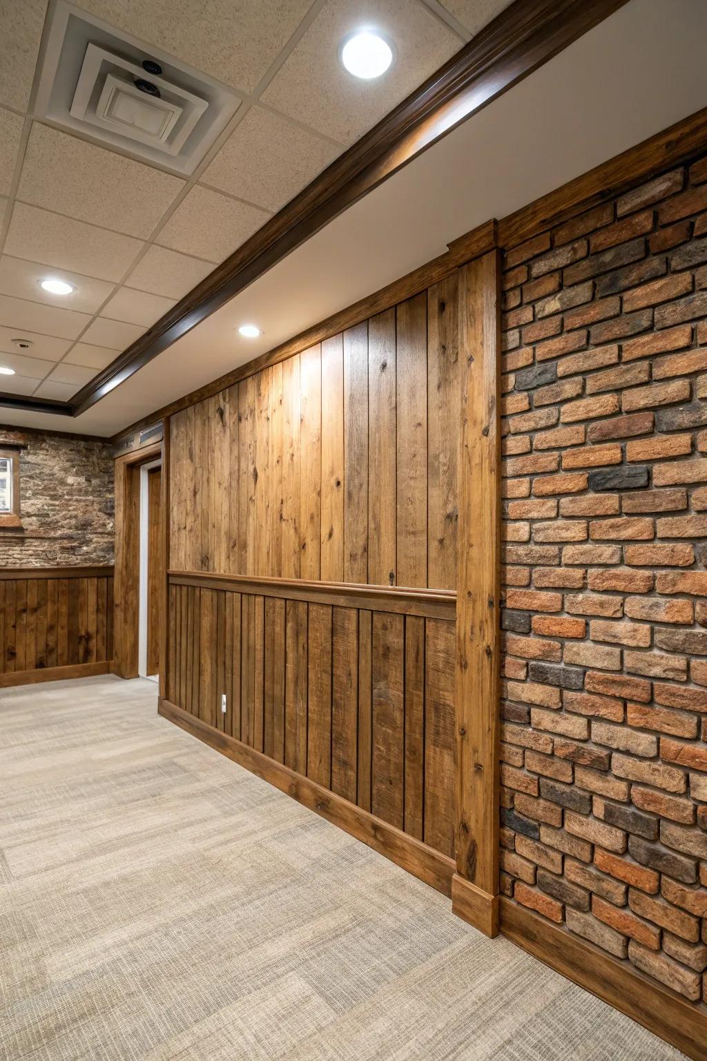 Textural walls add depth and warmth to your decor.