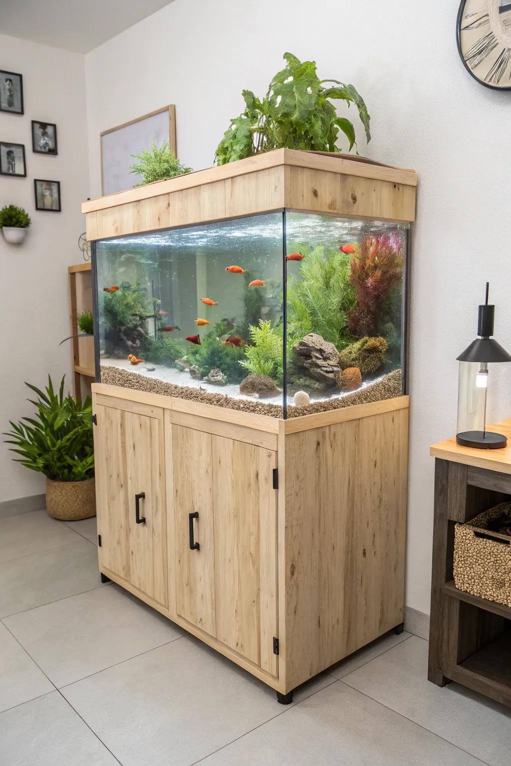 Eco-conscious materials render your tank a green choice for the environment.