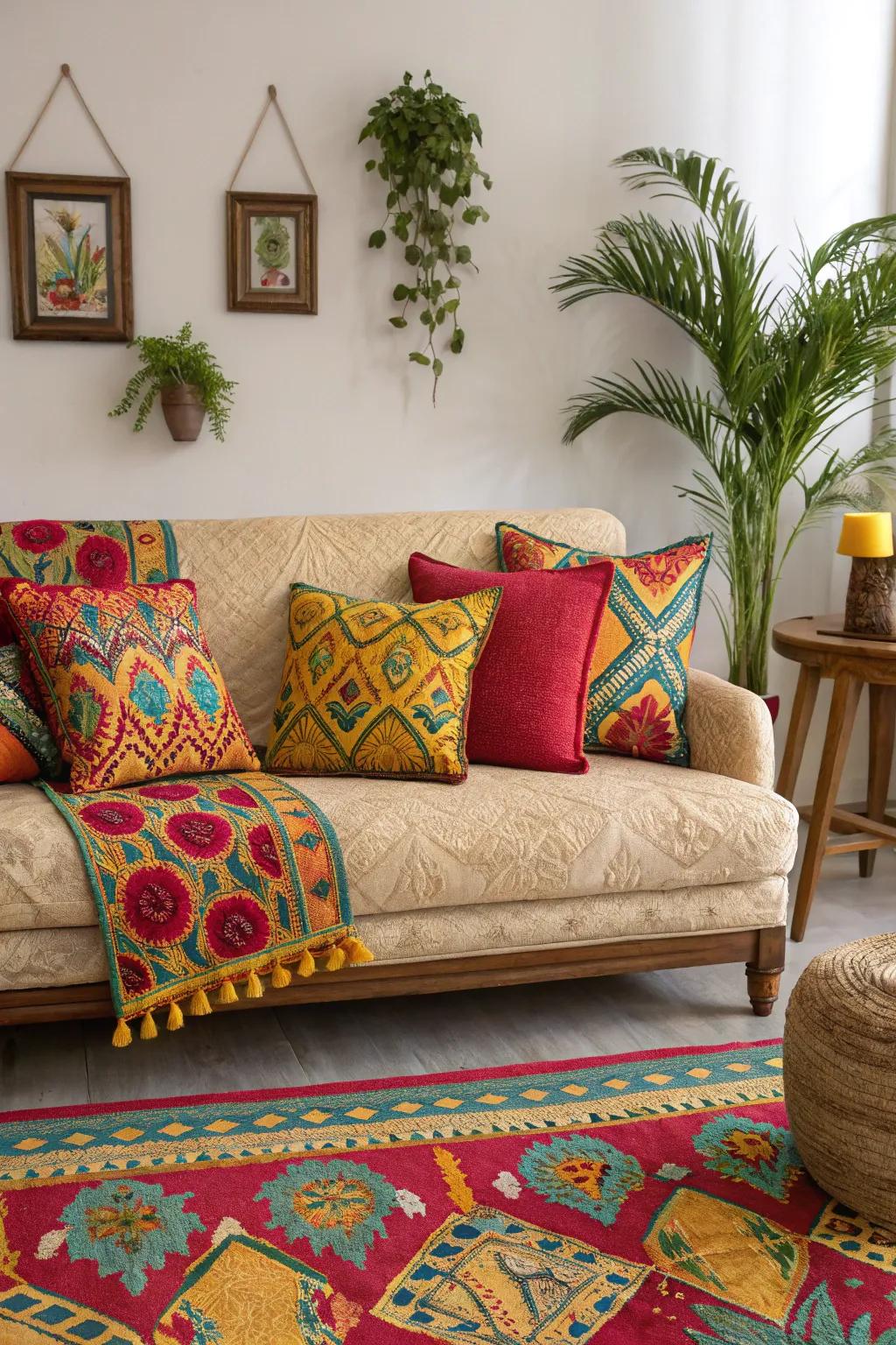New cushion wraps deliver a quick and effective design upgrade.