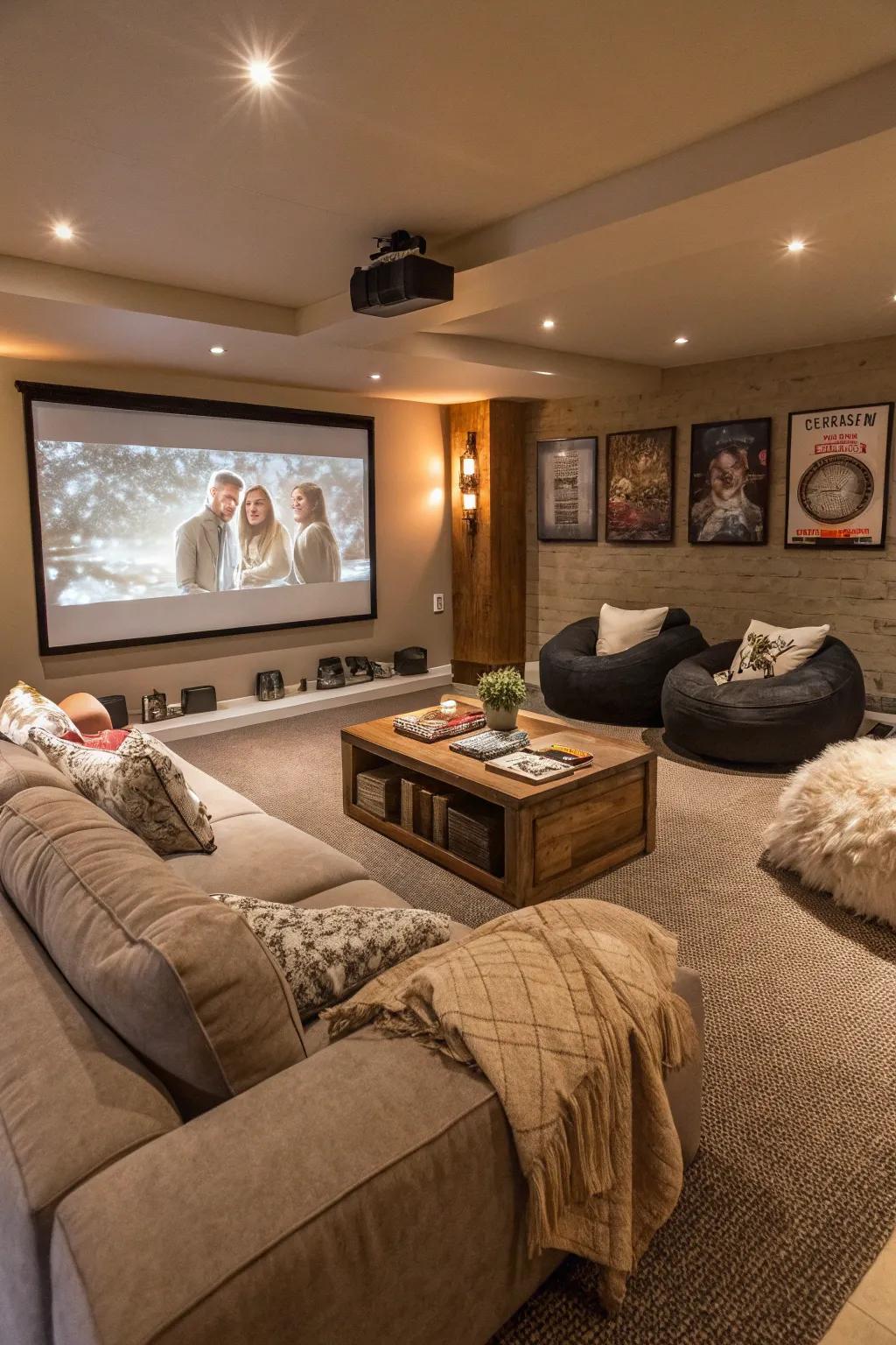 A multi-use room maximizes space.