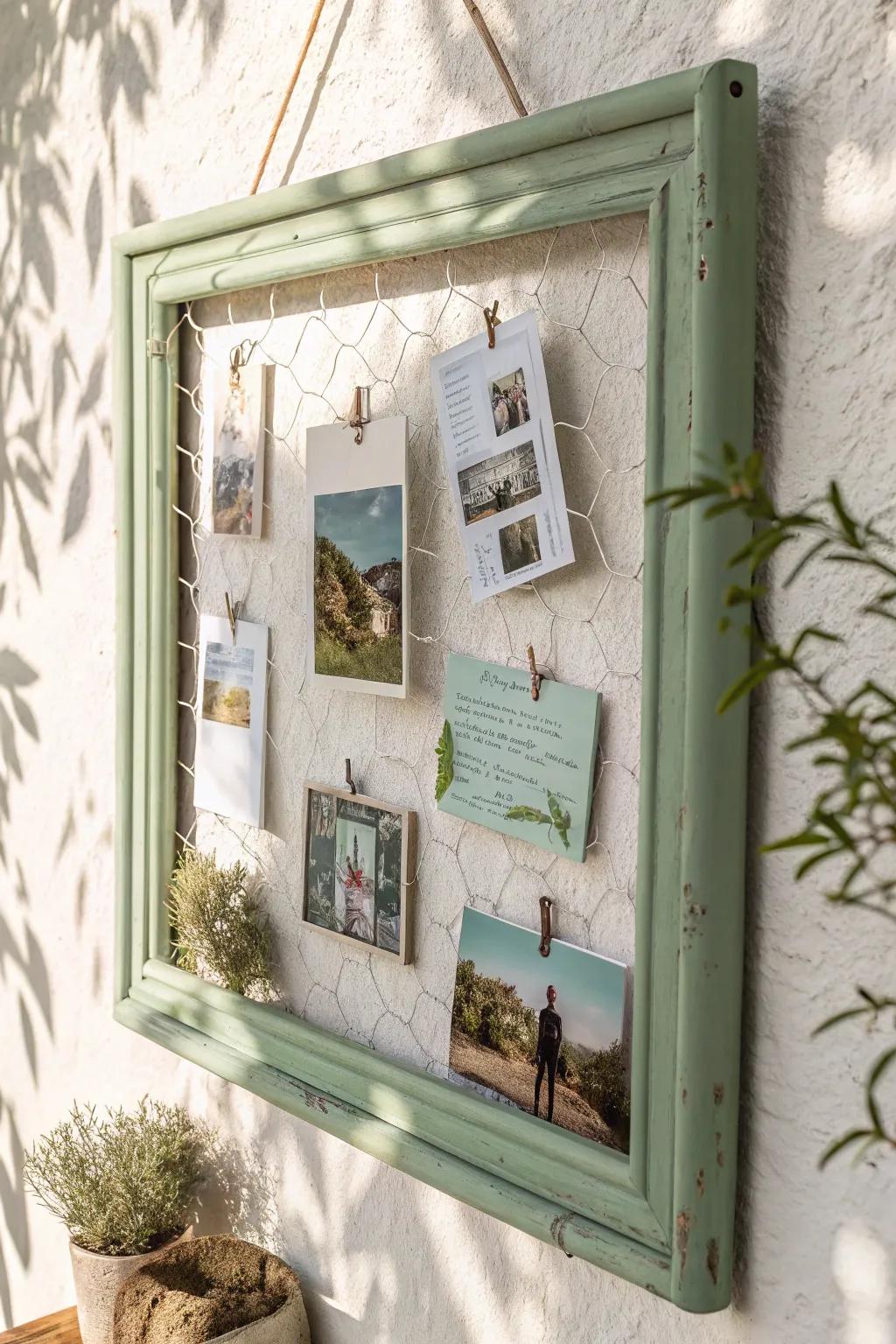 Fashioned with affection: Transform your reminiscences into artistry with a bespoke note board.
