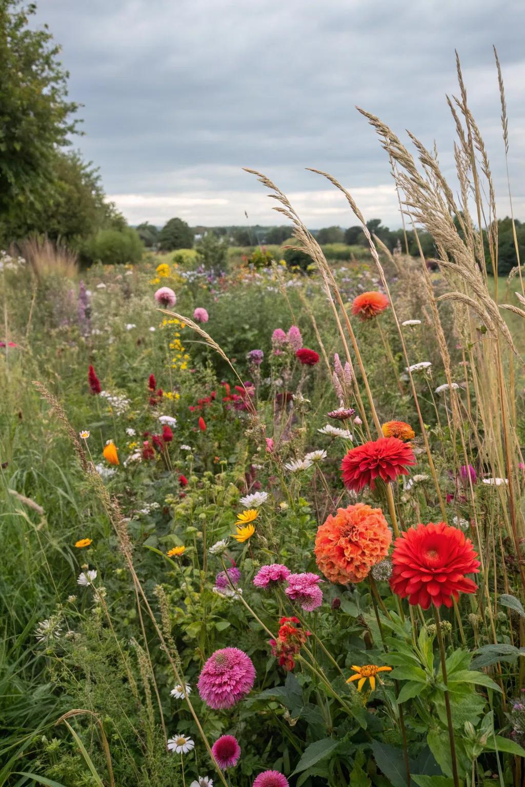 A wildflower meadow spotlighting <strong>radiant stars</strong>.” loading=”lazy” class=”pimg”>
	</picture><figcaption>A wildflower meadow spotlighting <strong>radiant stars</strong>.</figcaption></figure>
<p>Blend <strong>radiant stars</strong> with wildflowers for a natural meadow aesthetic, incorporating aspects of the natural environment into the garden while aiding native pollinators.</p>
<h3>A few helpful options:</h3>
<ul class=