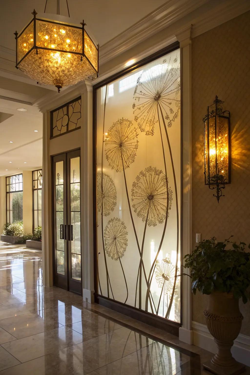 Crystal art adds a trendy, modern vibe to your home.