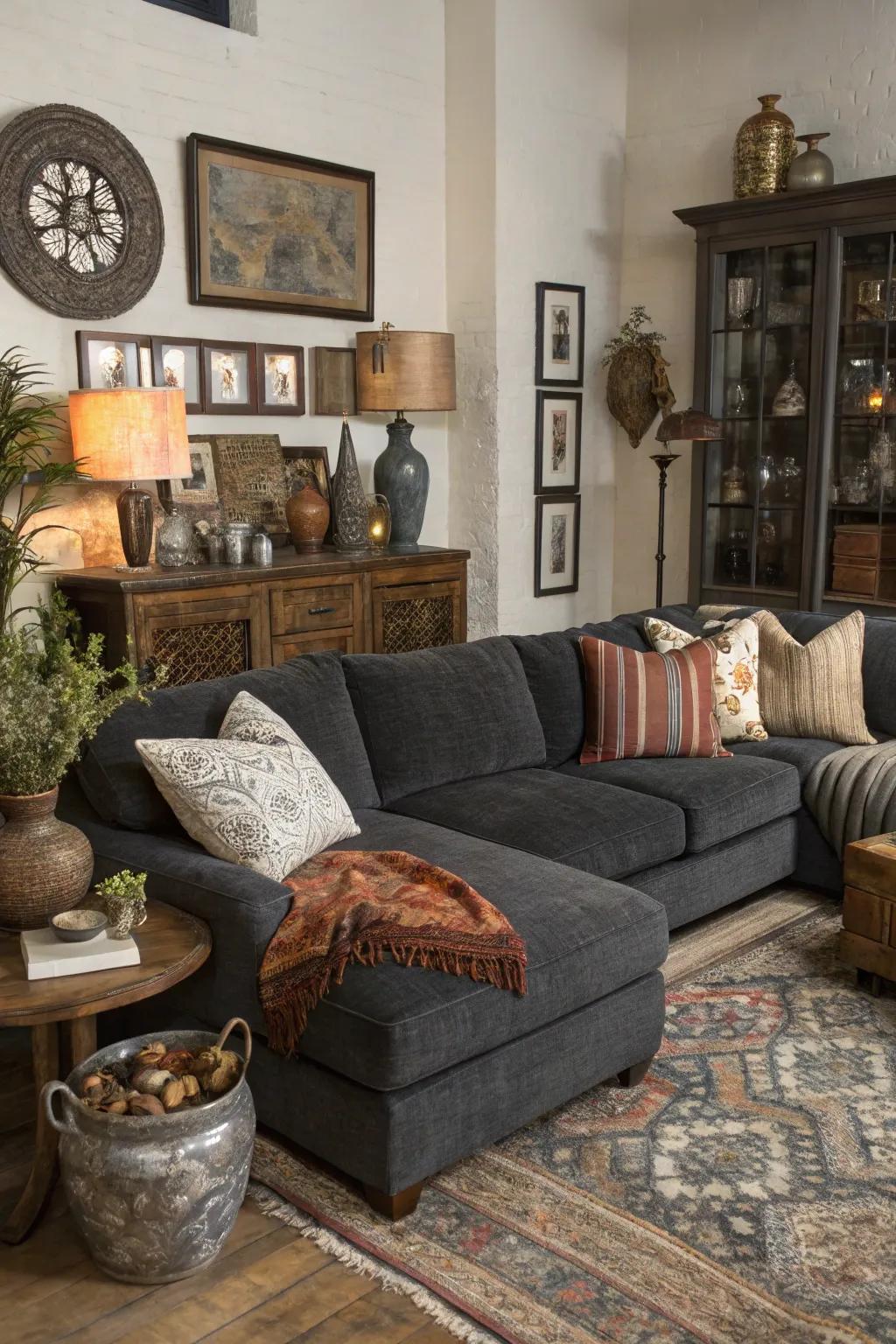 Mixing styles adds personality and tells a story.