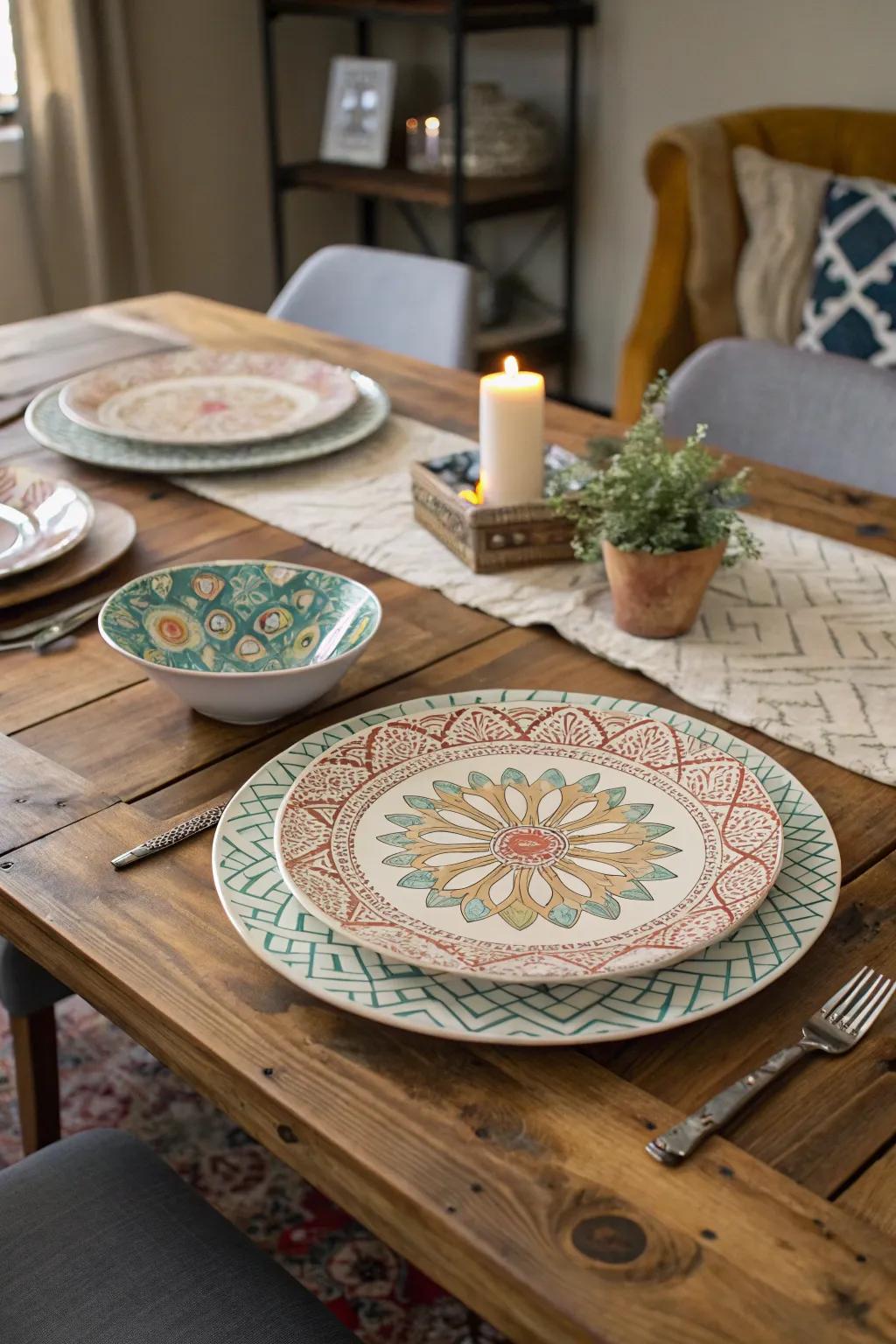 Custom DIY table protectors encourage personal artistry.