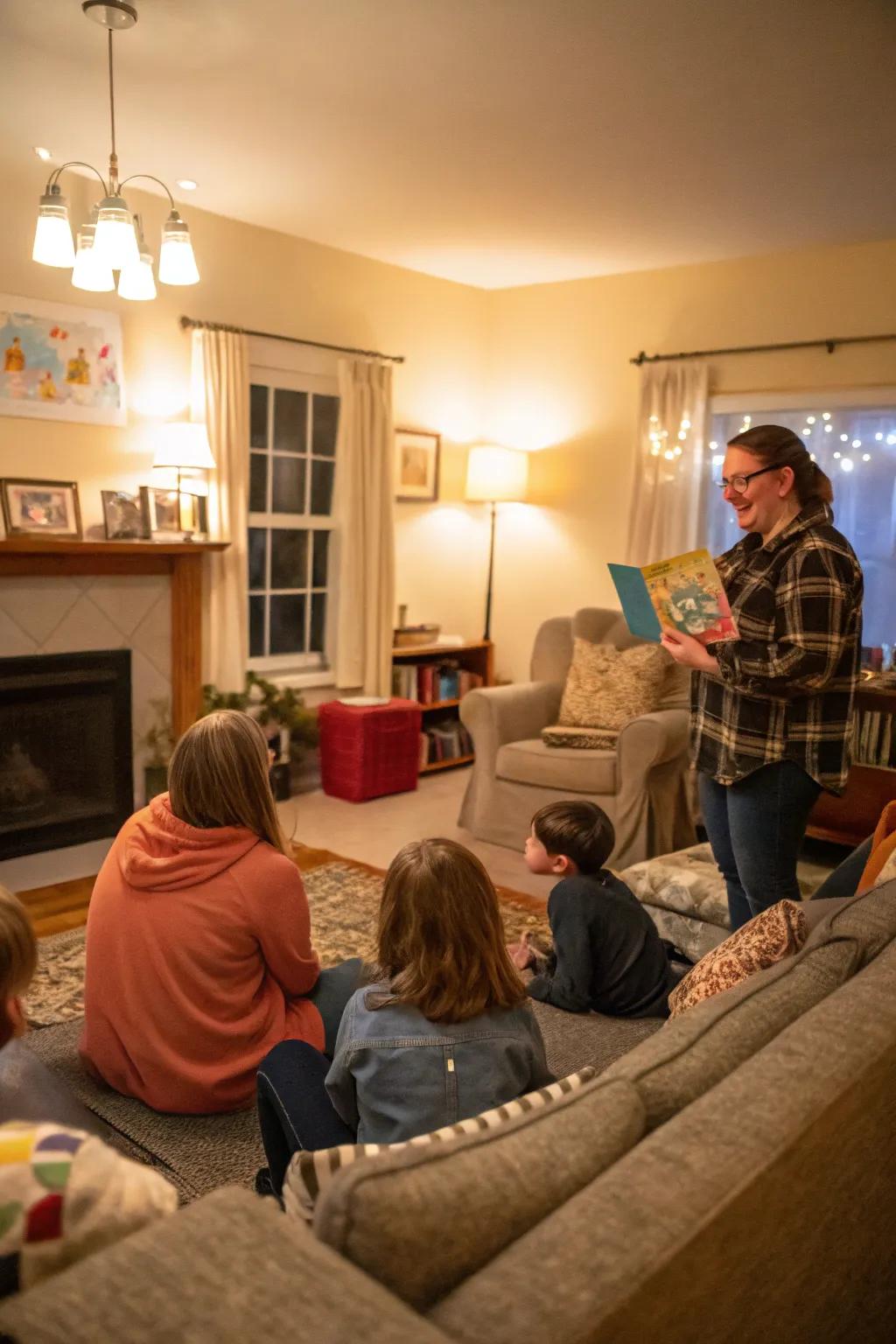 An enchanting narrative-telling night presenting captivating tales.