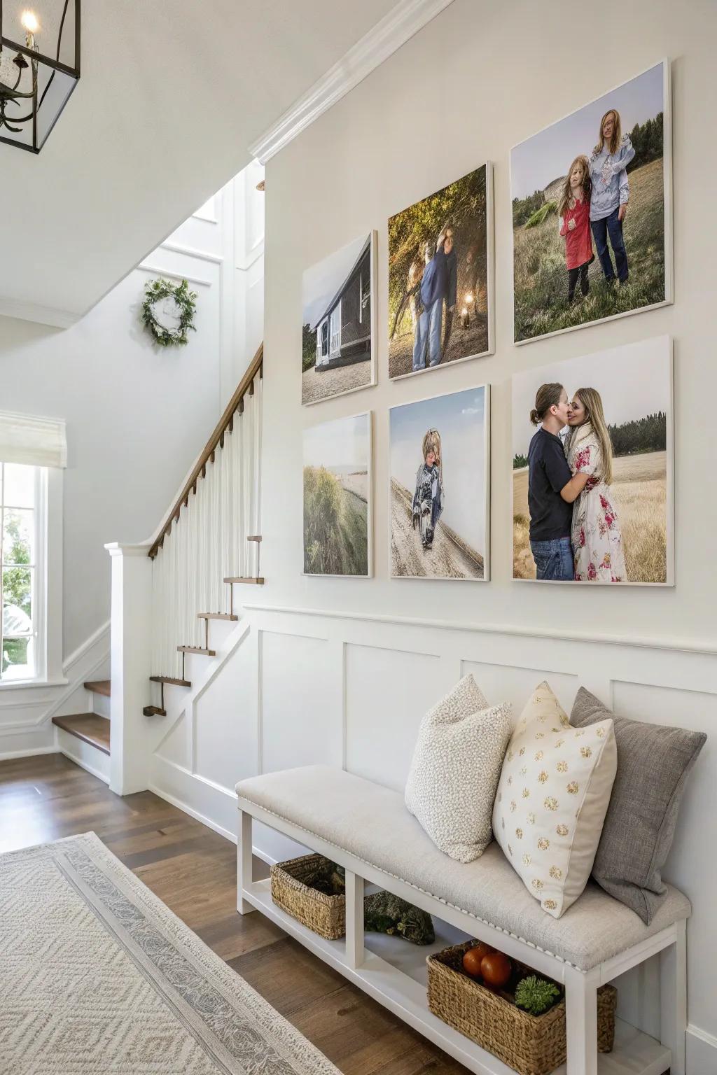 Fabric reprints offer a streamlined, contemporary touch.