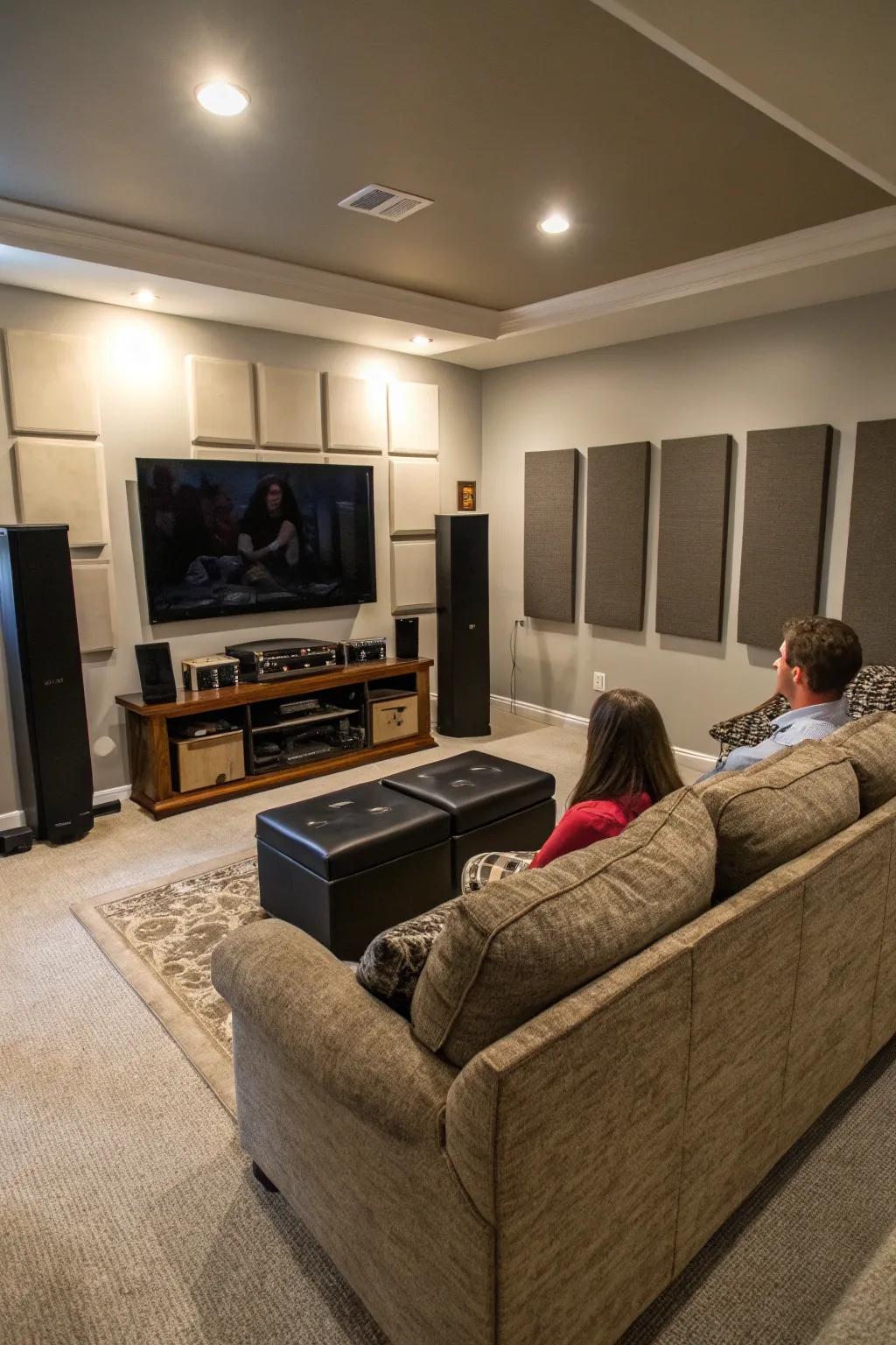 Acoustic design enhances the experience.