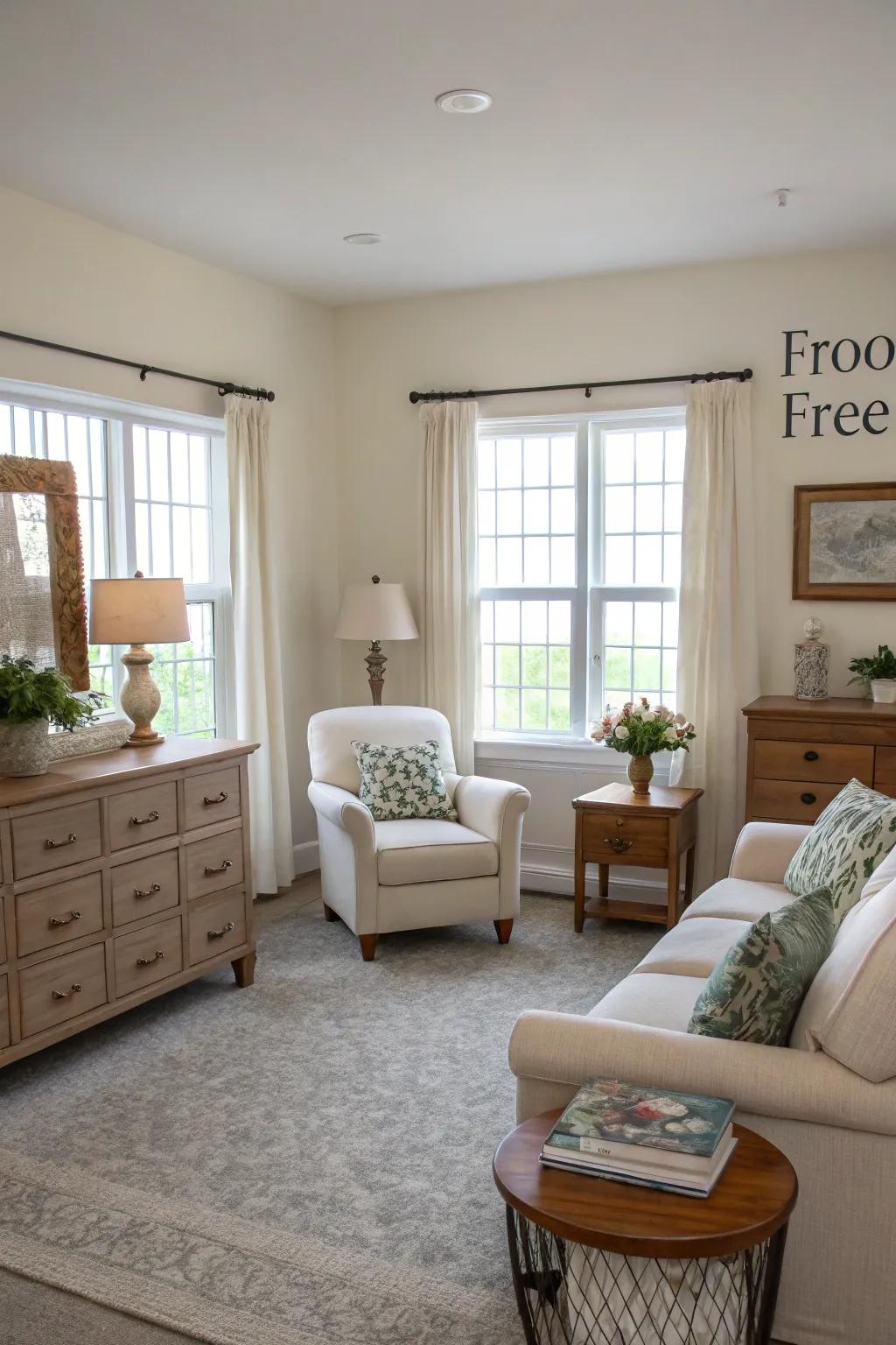 A space without damaged items fosters harmony.