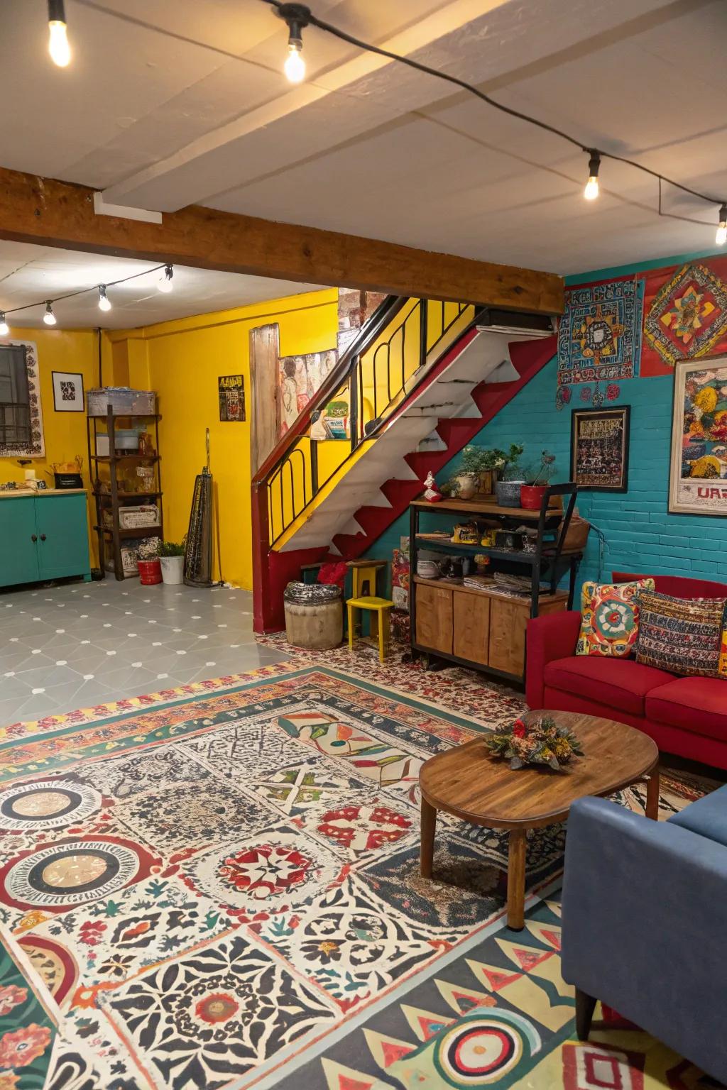 Patterned coverings bring individuality and flair to your space.
