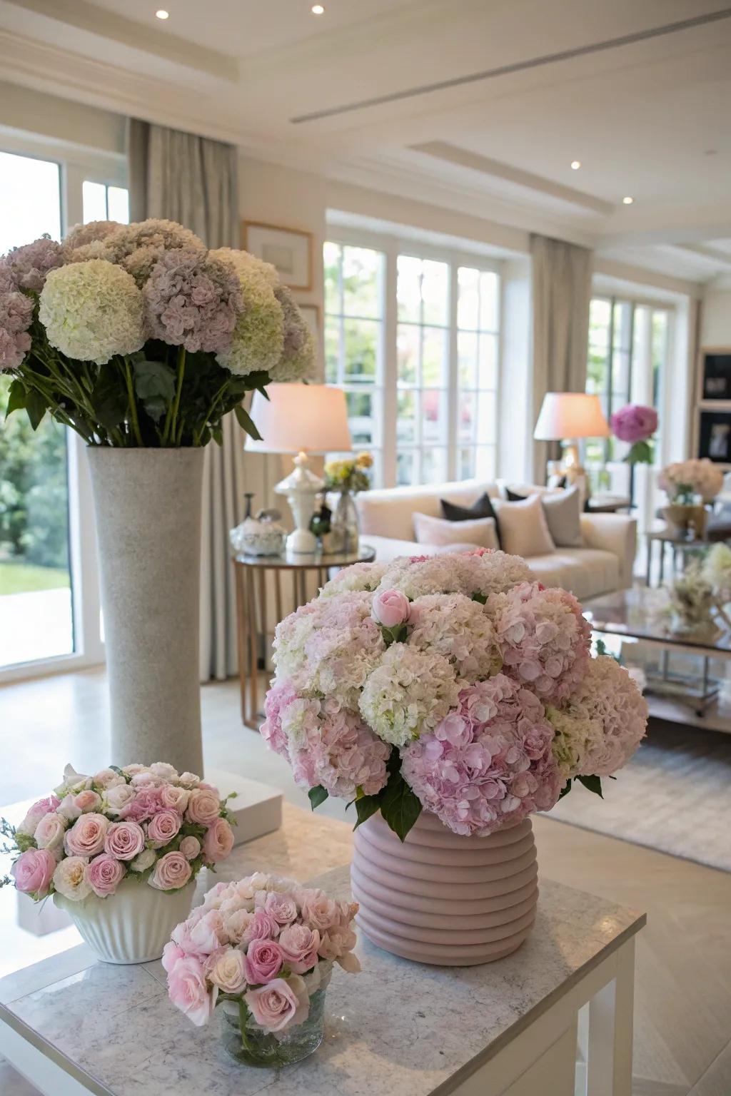 Inject thoughtful touches with themed flower arrangements.