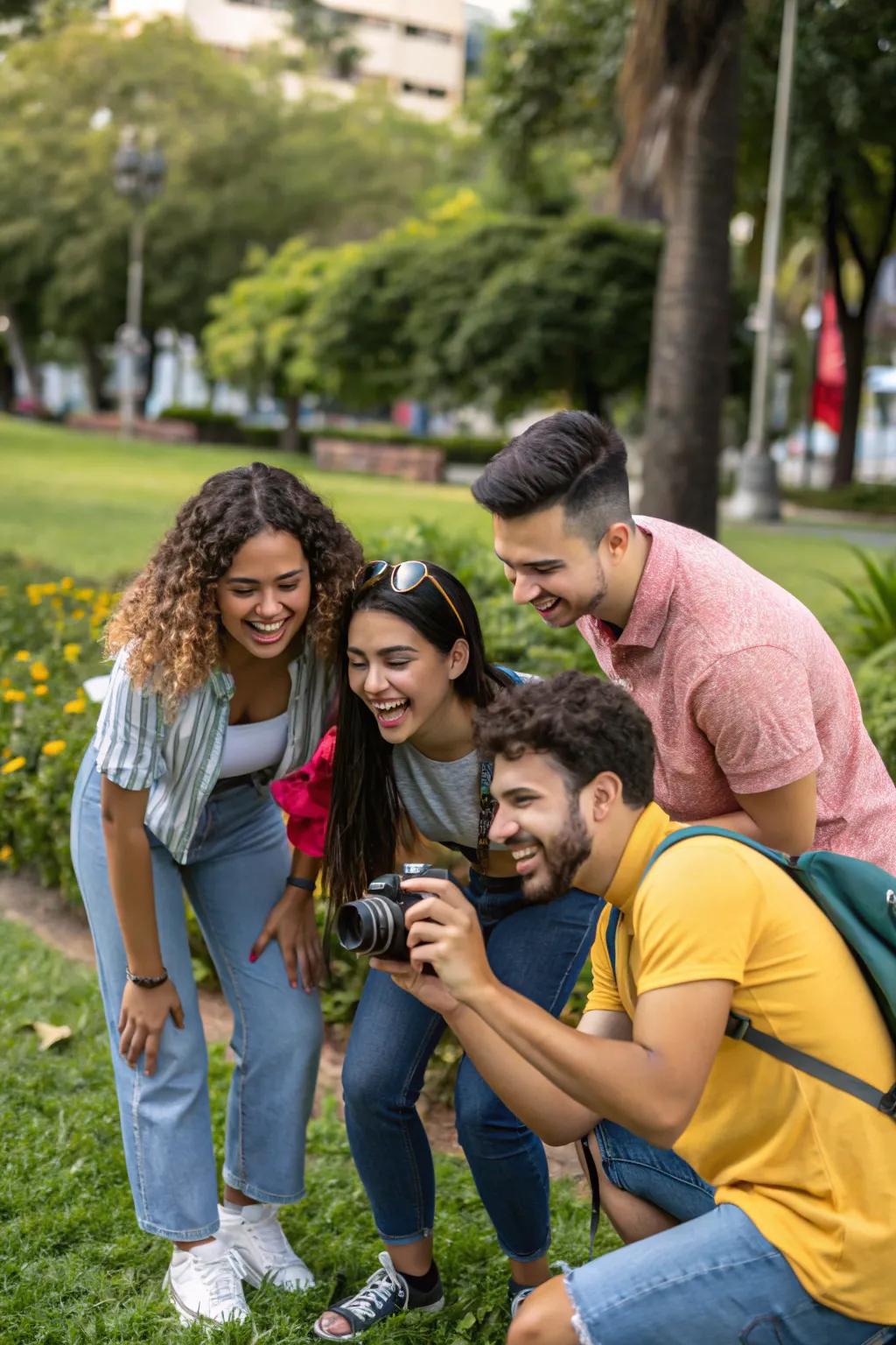 A lively photo scavenger hunt adds excitement to Friendsgiving.