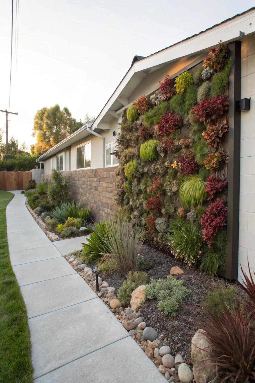 Skyward gardens contribute dimension and surprise to xeriscape designs.