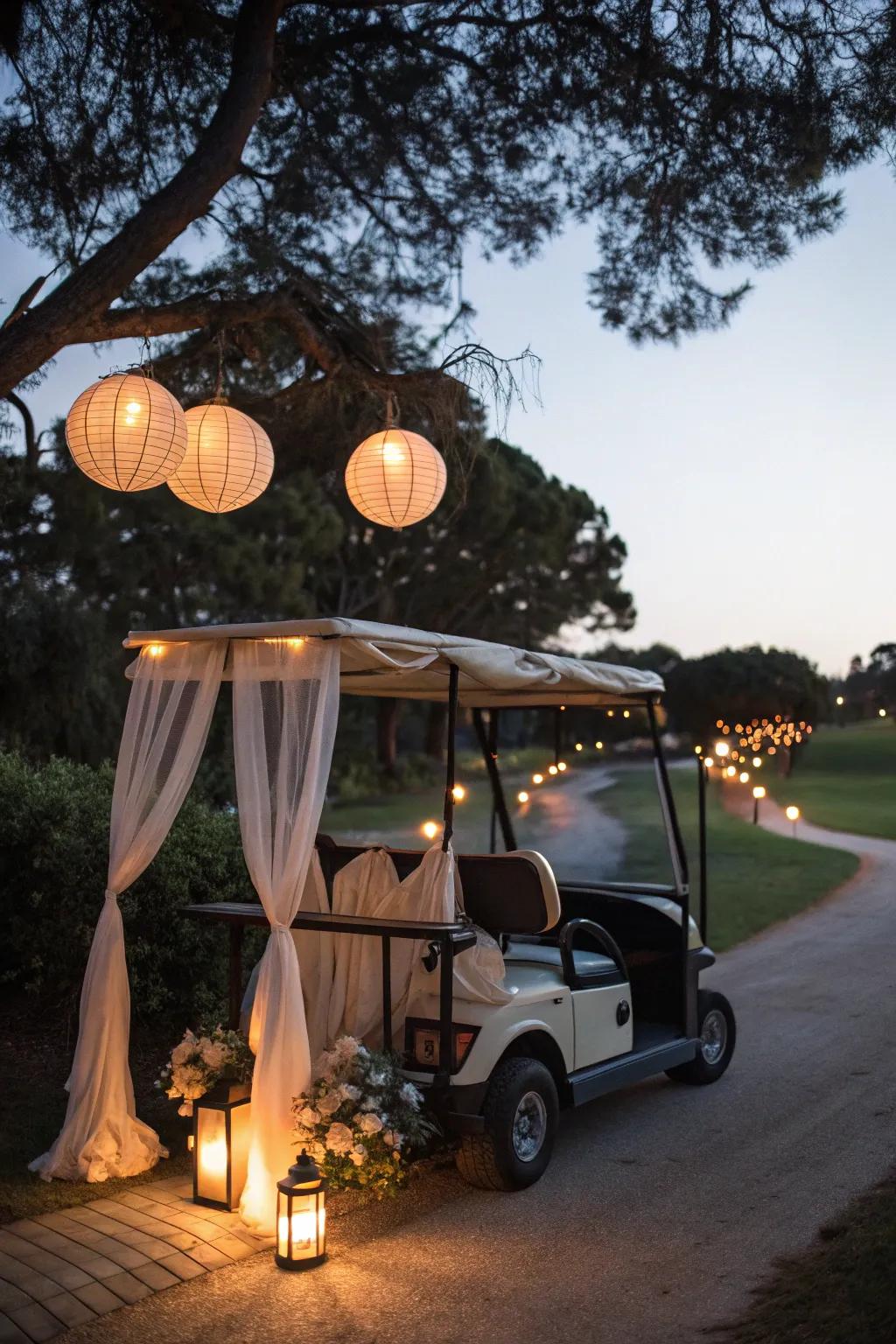 Elevate your nighttime rides using an elegant shimmer.