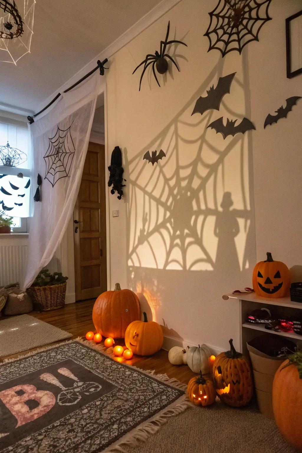 Dramatic shades animating Halloween