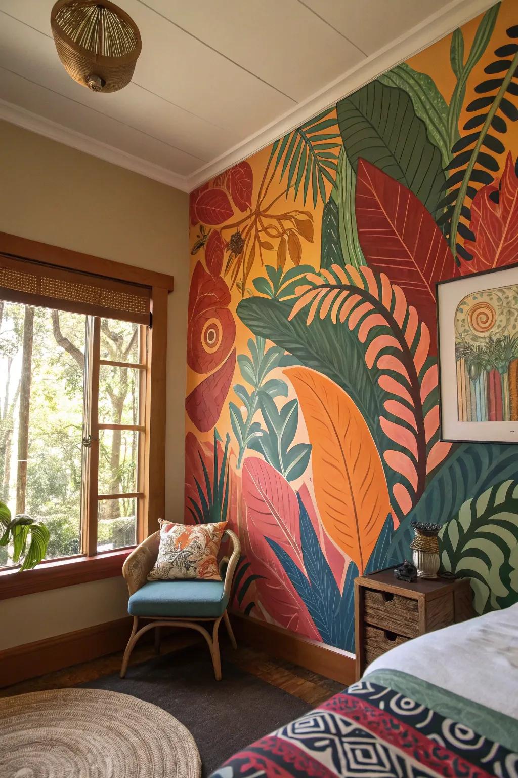 Personalized art adds a unique and meaningful layer to your jungle room.
