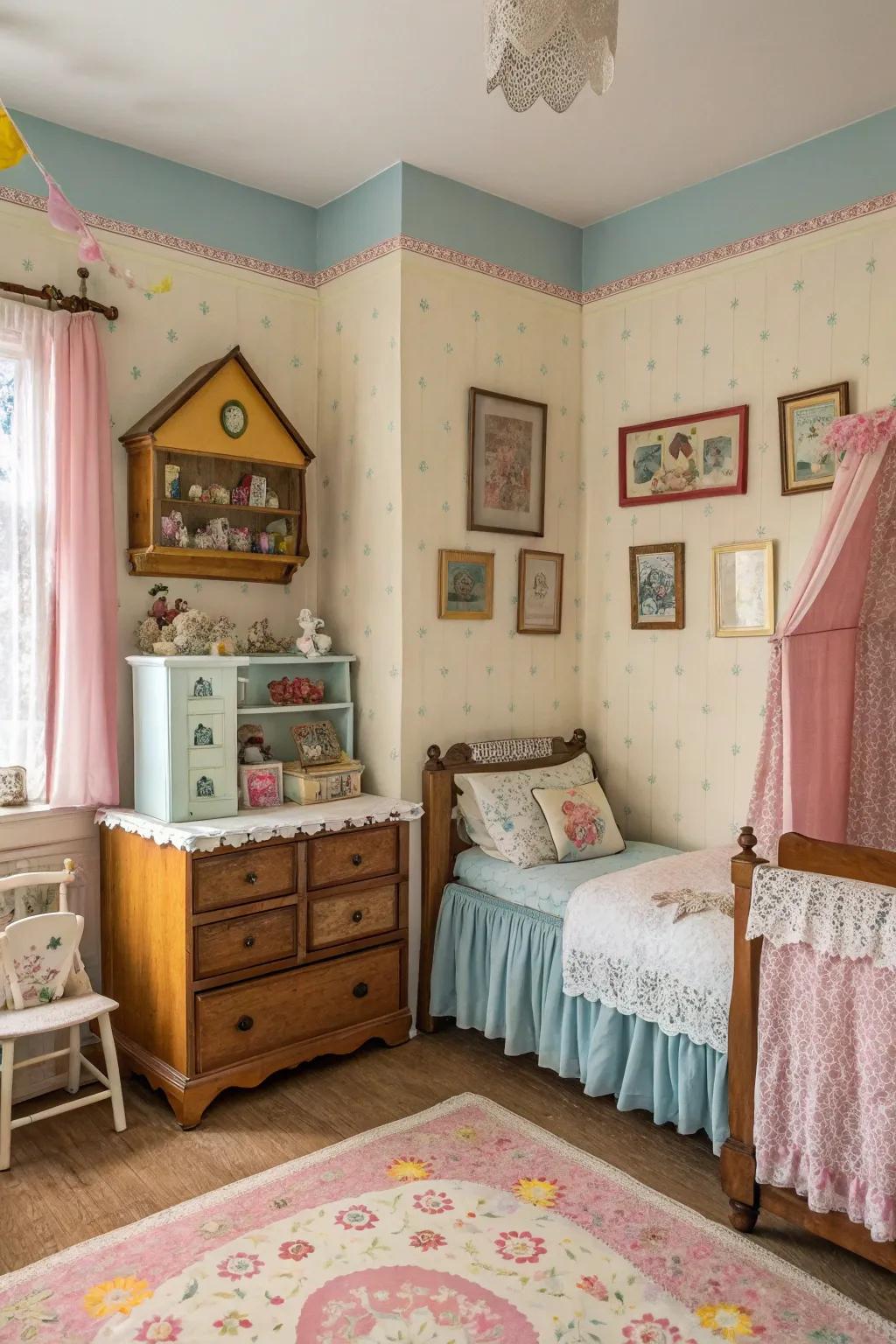 A retro sentiment theme that infuses allure and elegance.