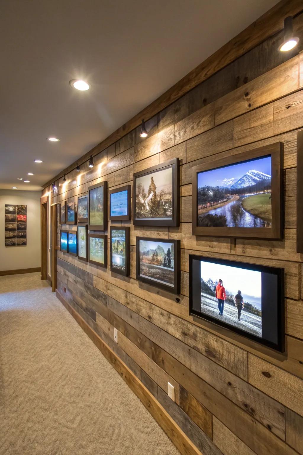Digital displays keep your wall decor ever-changing.