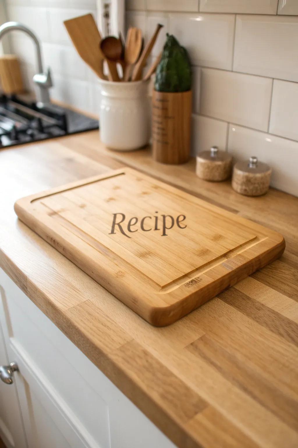 Recipe serving boards preserve culinary traditions beautifully.