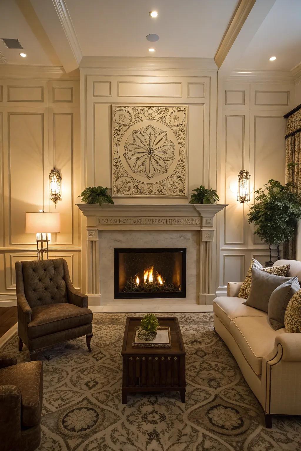 Symmetrical designs deliver balance and harmony.