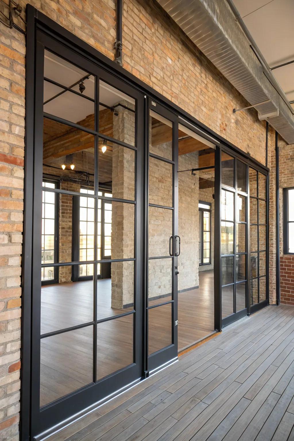 Factory entrances for a stylish, urban touch.
