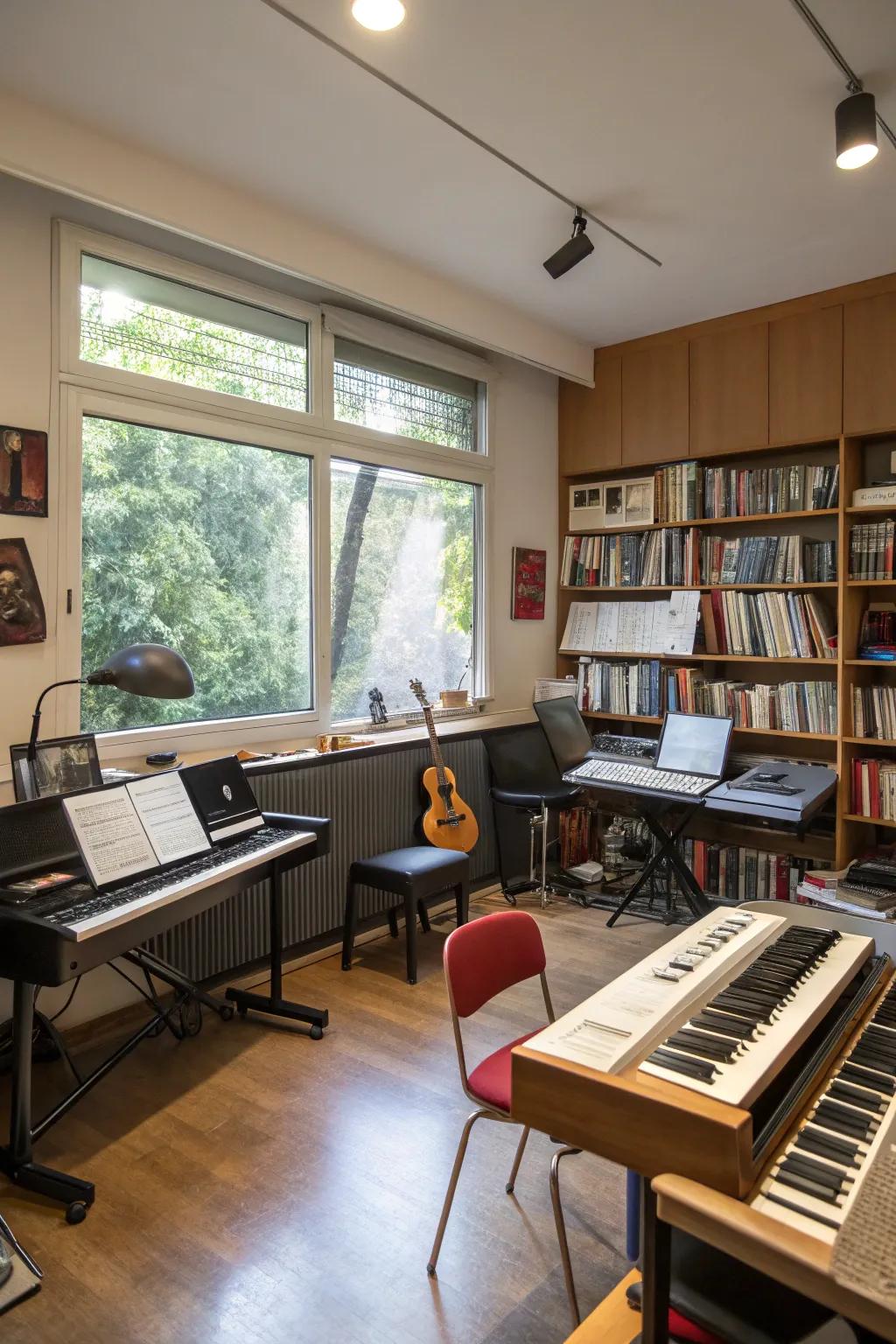 A made space helps creativity.