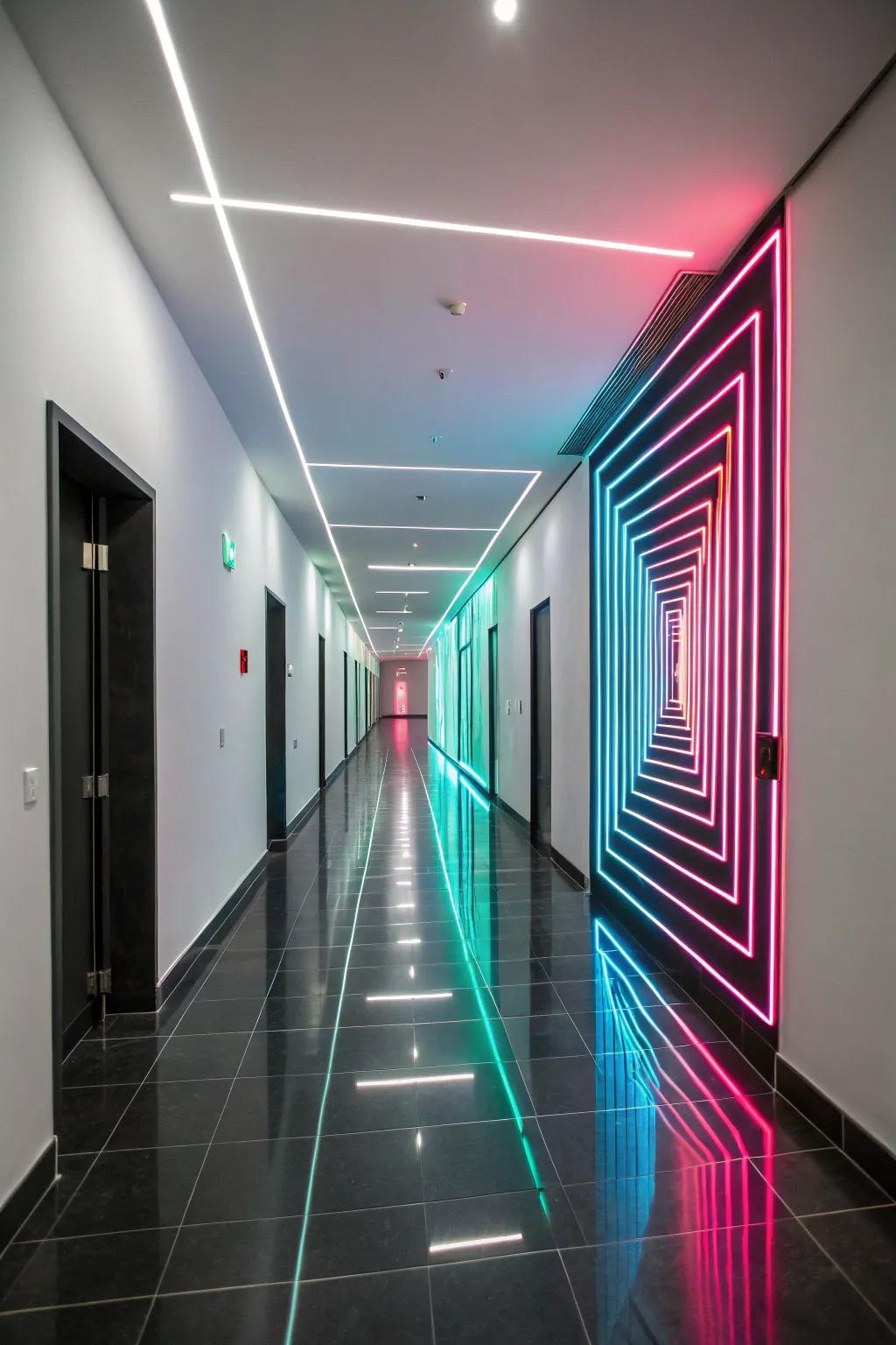 Intriguing deceptions in neon.
