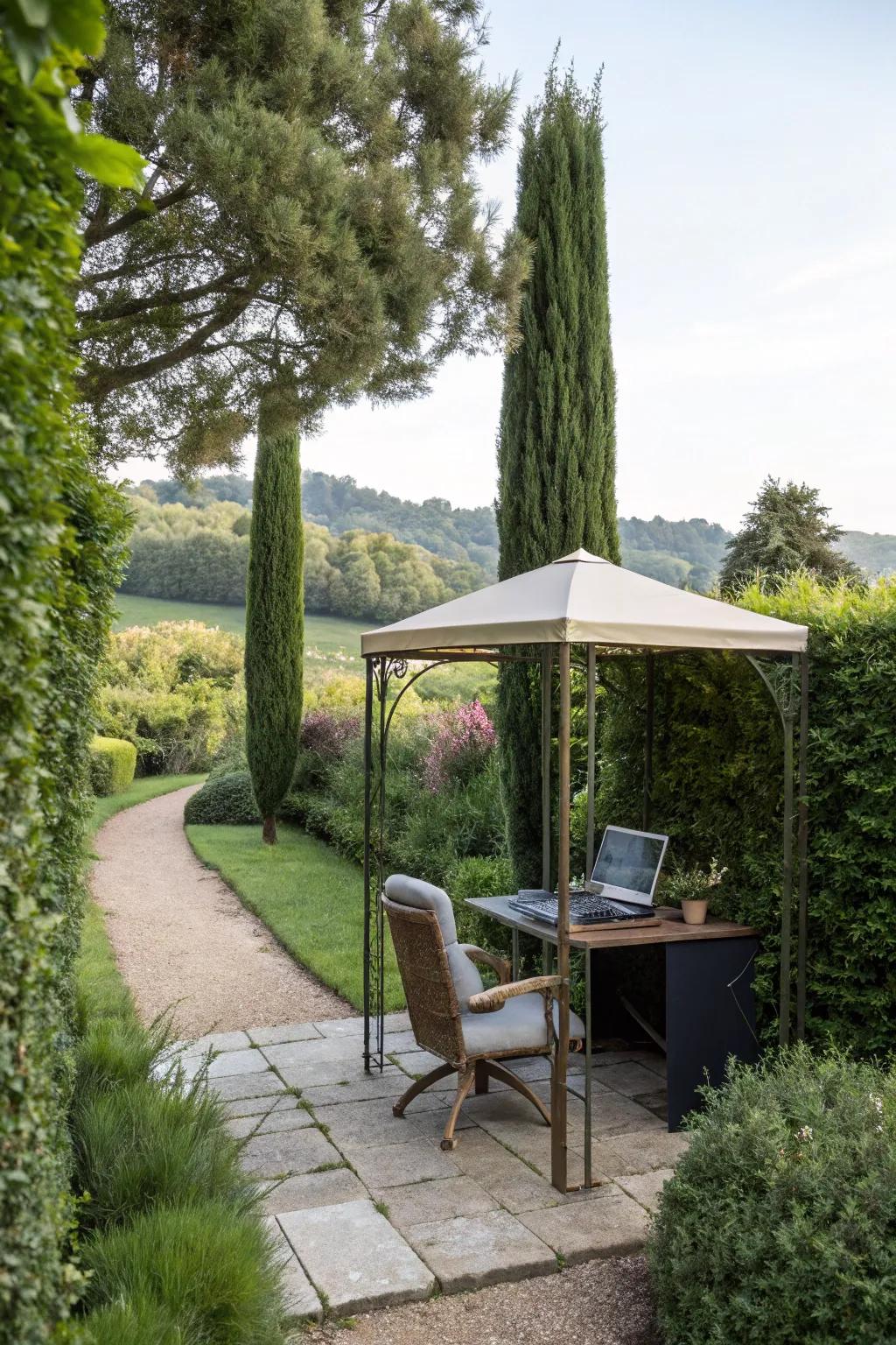 Quiet corners provide a peaceful retreat for focused work.