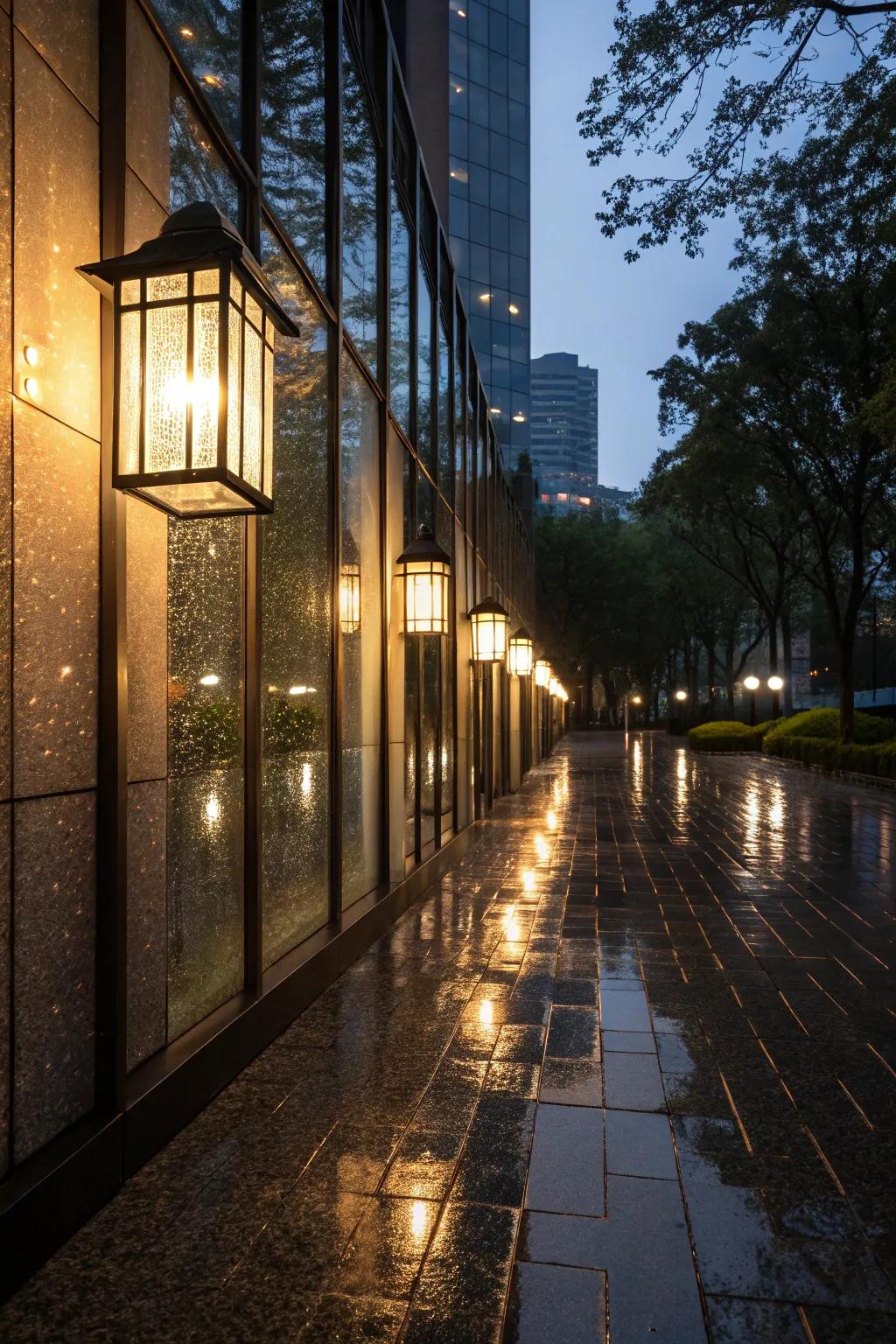 Transform your space with reflecting lighting effects.