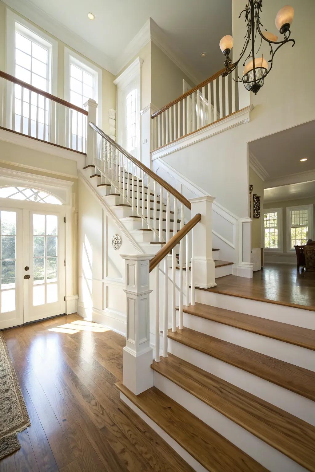 Classic white delivers ageless simplicity and brightness.