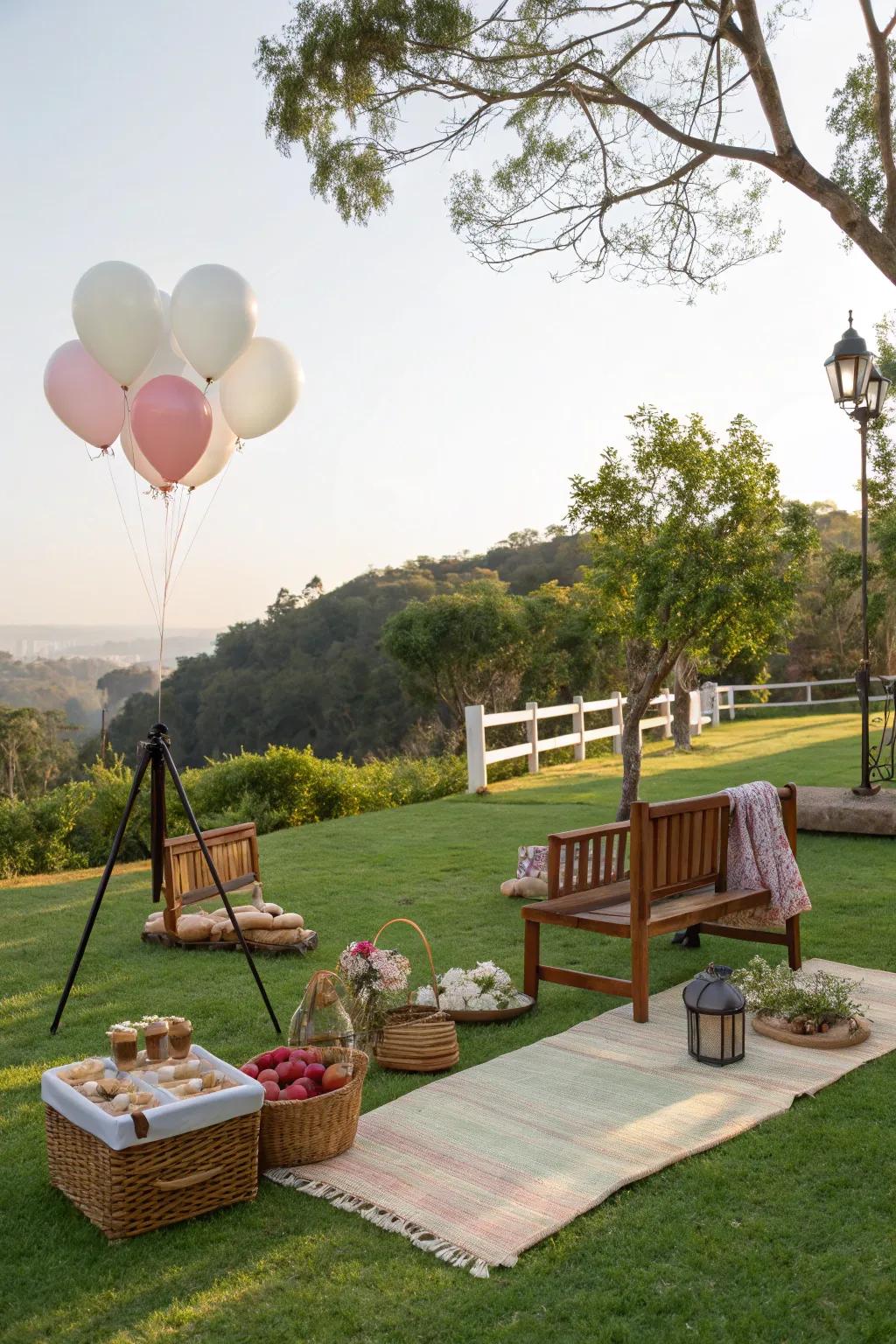 A photo spot with props guarantees plenty of memorable pictures.