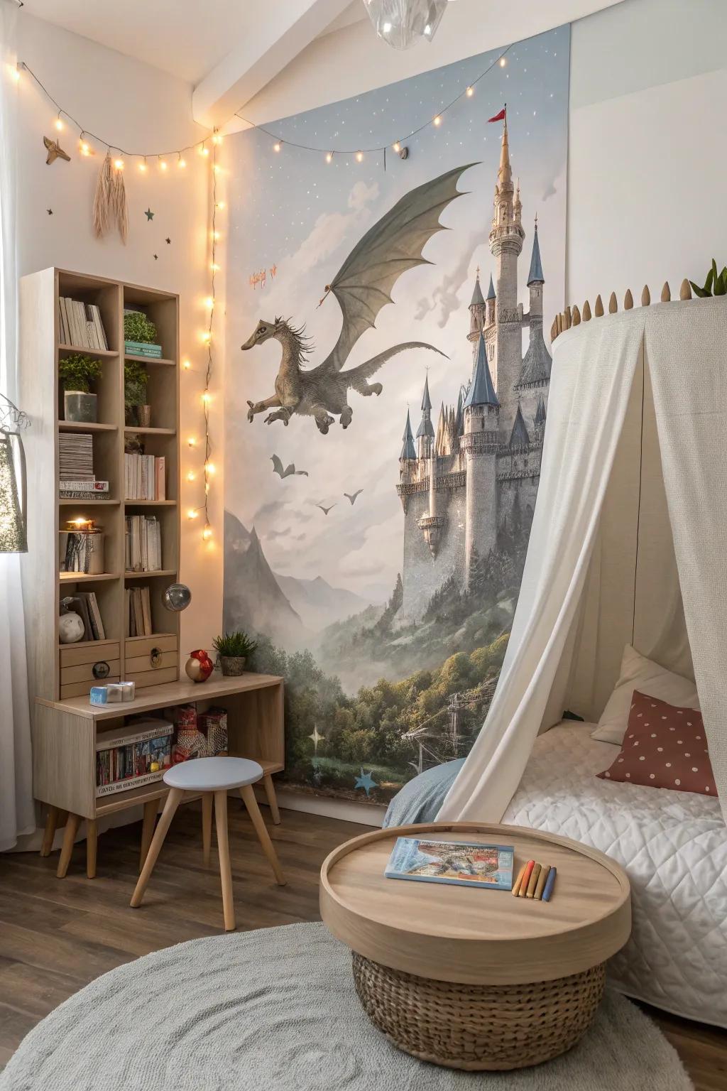 An imaginary realm art piece that unlocks avenues to inventive play.