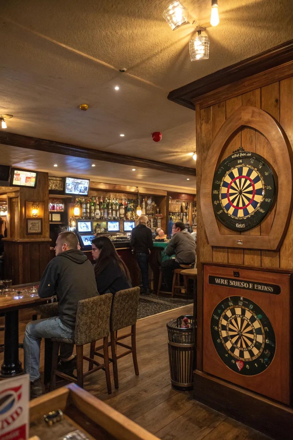 Interactive games create a fun and engaging pub environment.
