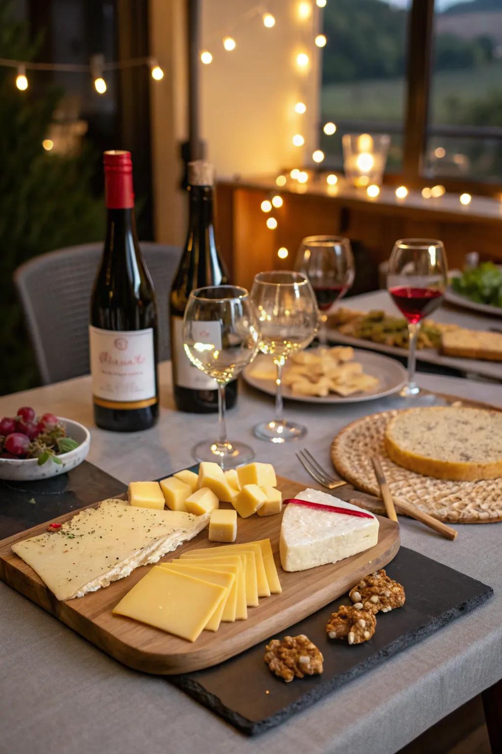 Wine pairings to go with your raclette cheese selection.
