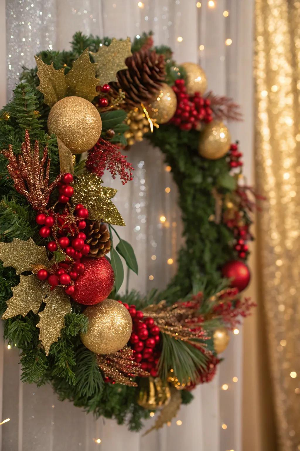 Dazzling conceptualization showcasing gilded radiance.