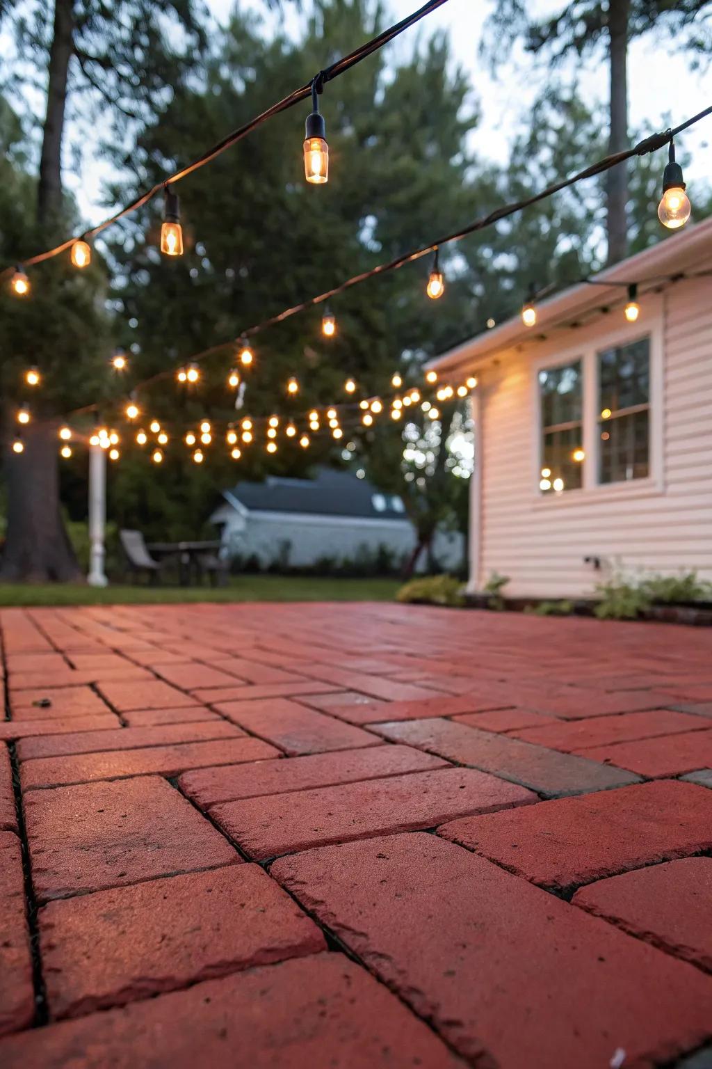 Strand lamps introduce a hint of magic to your patio evenings.