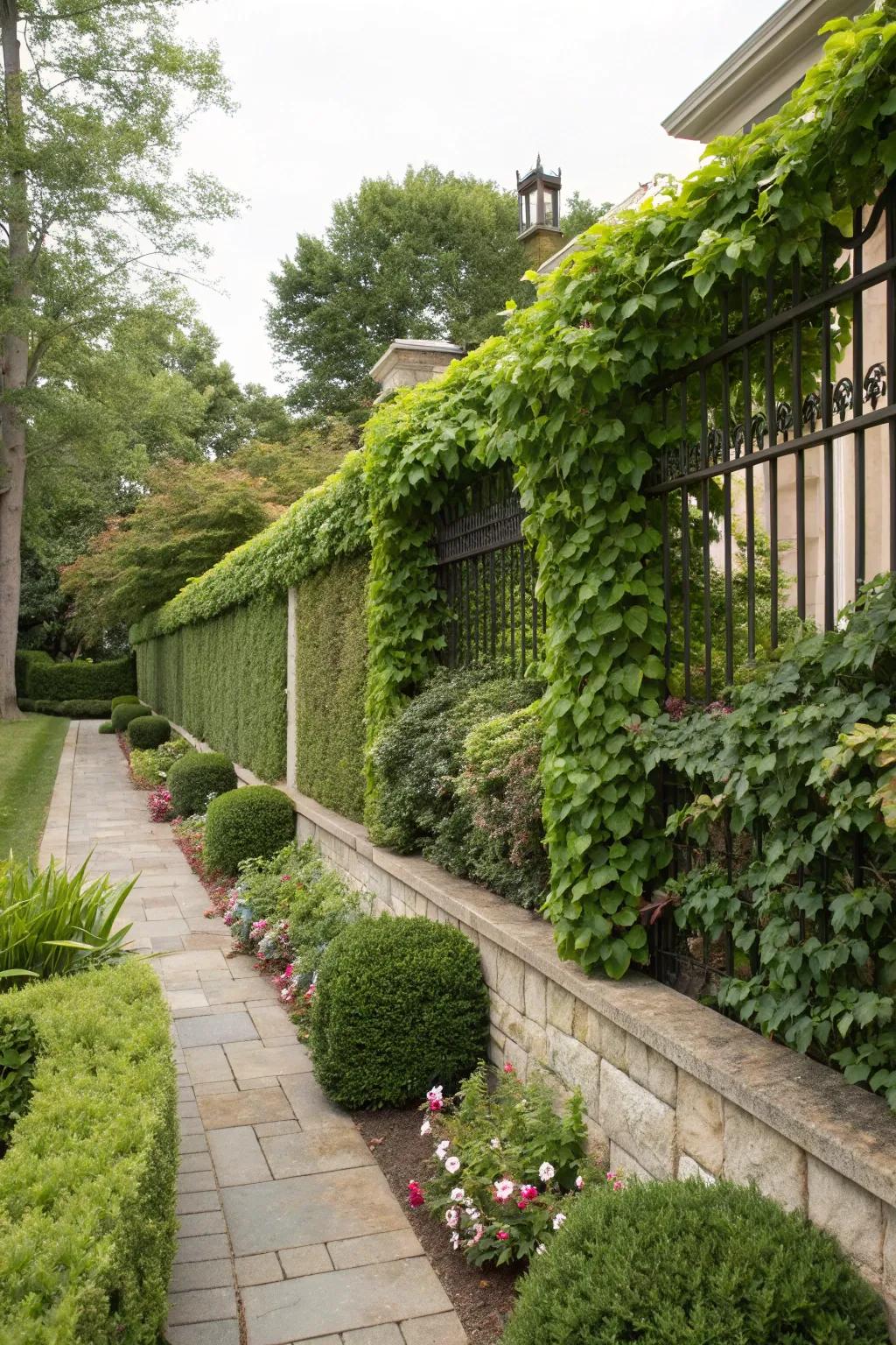 Climbers wall fences support greenery, injecting dynamic beauty into your home.