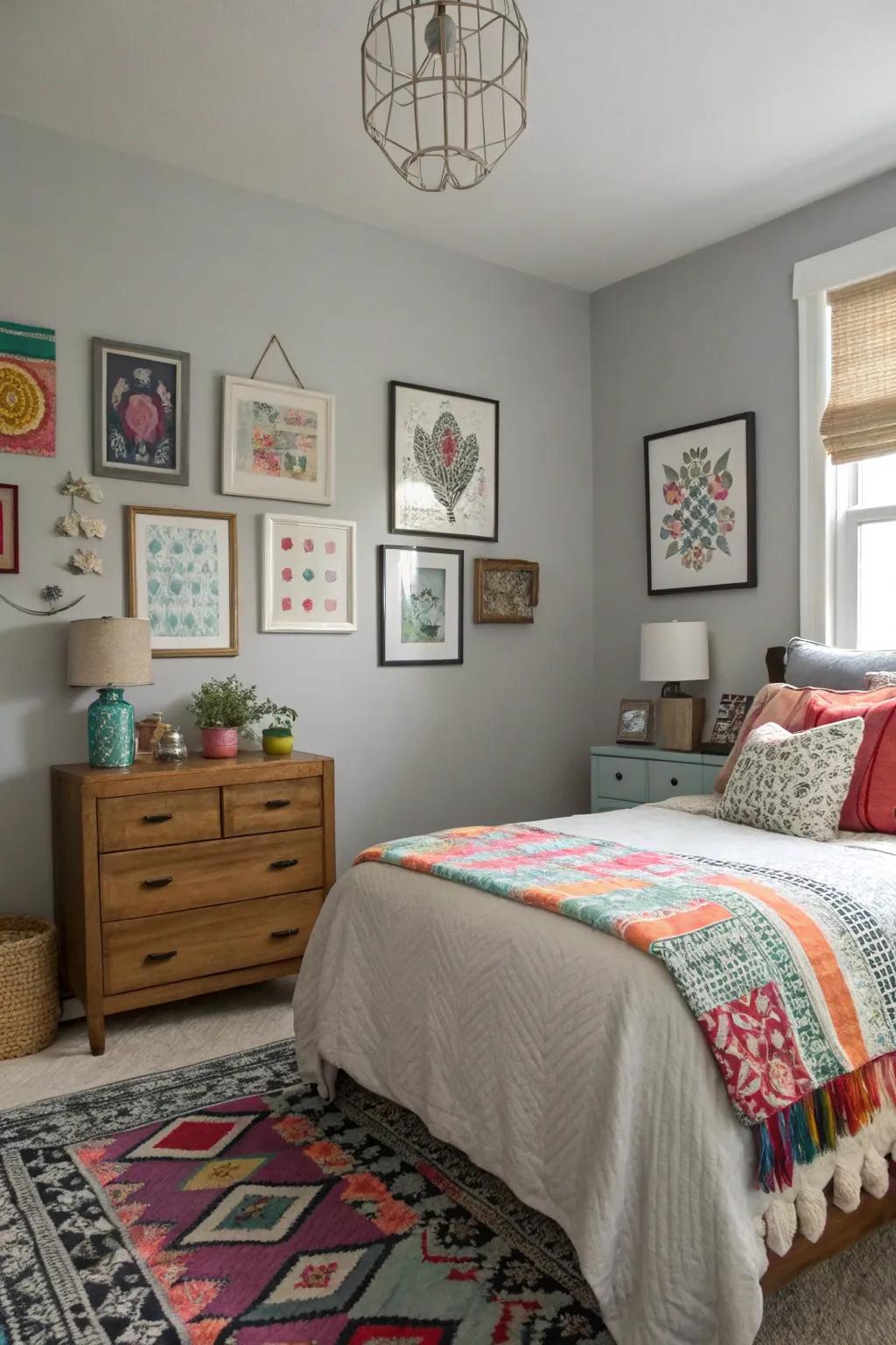 Eclectic details add personality to a